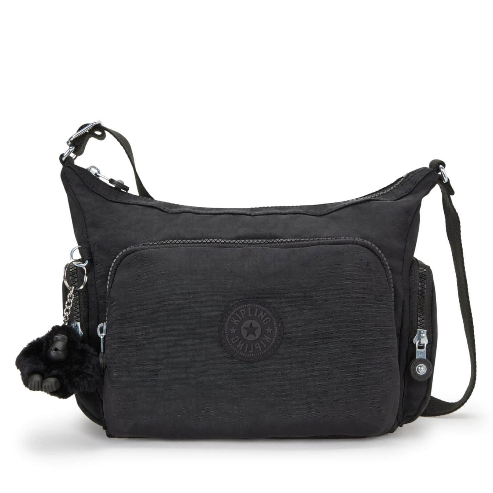 Kipling schoudertas zwart sale