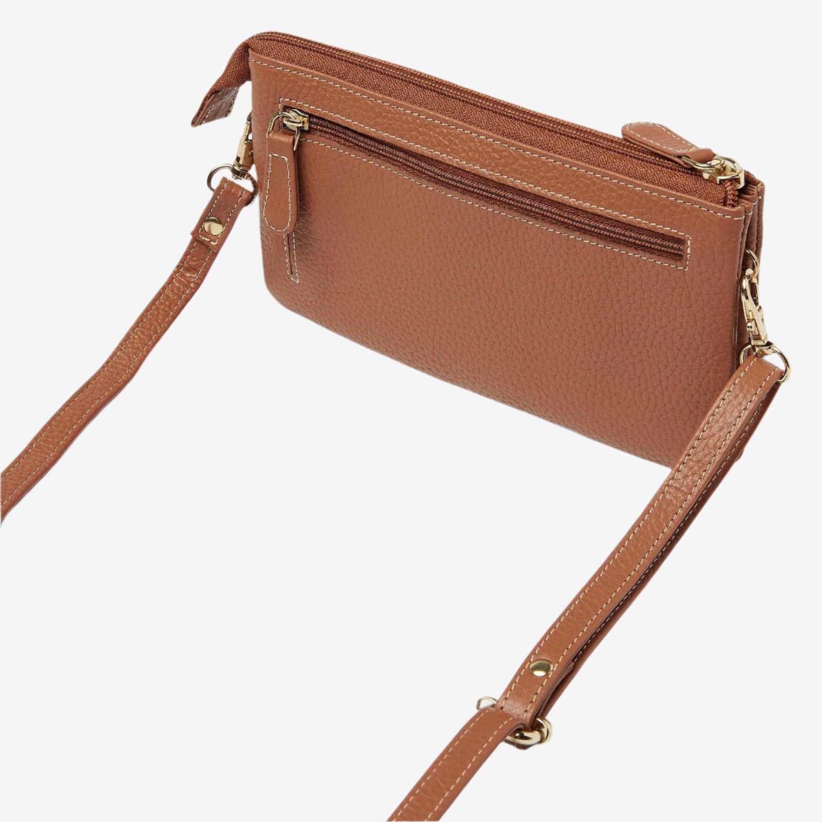 dR Amsterdam clutches dames Mint 1103753 Mocha achterkant