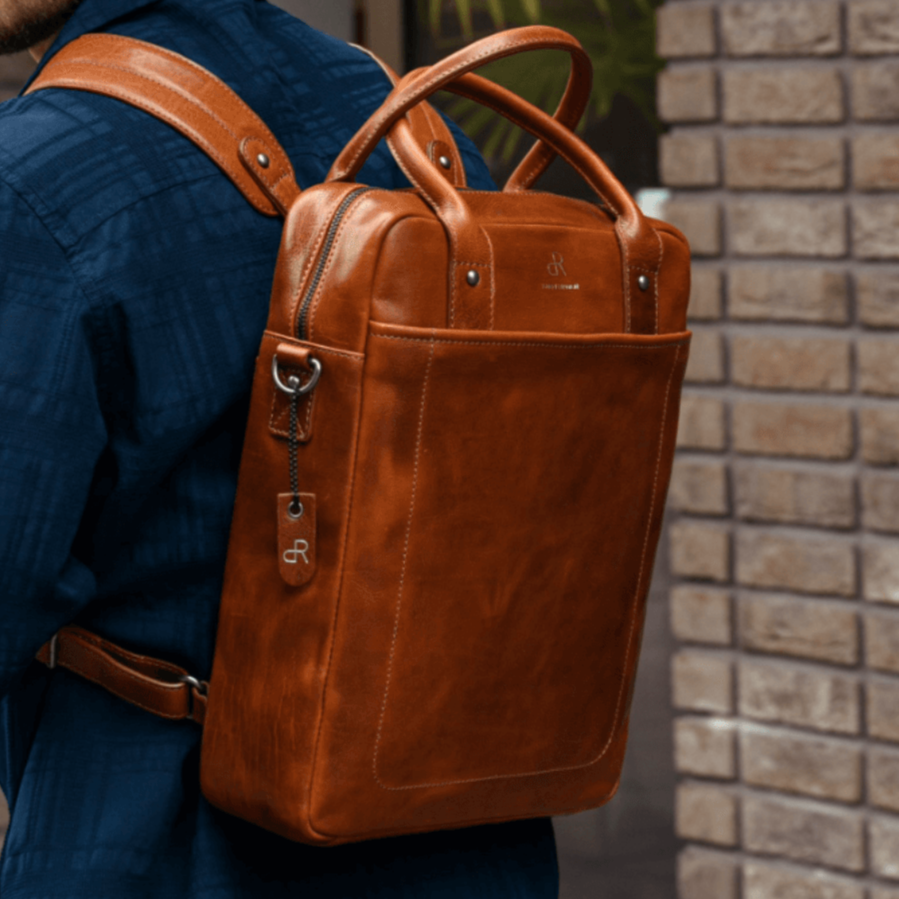 dR Amsterdam rugzak Milan voor unisex 283757 cognac model