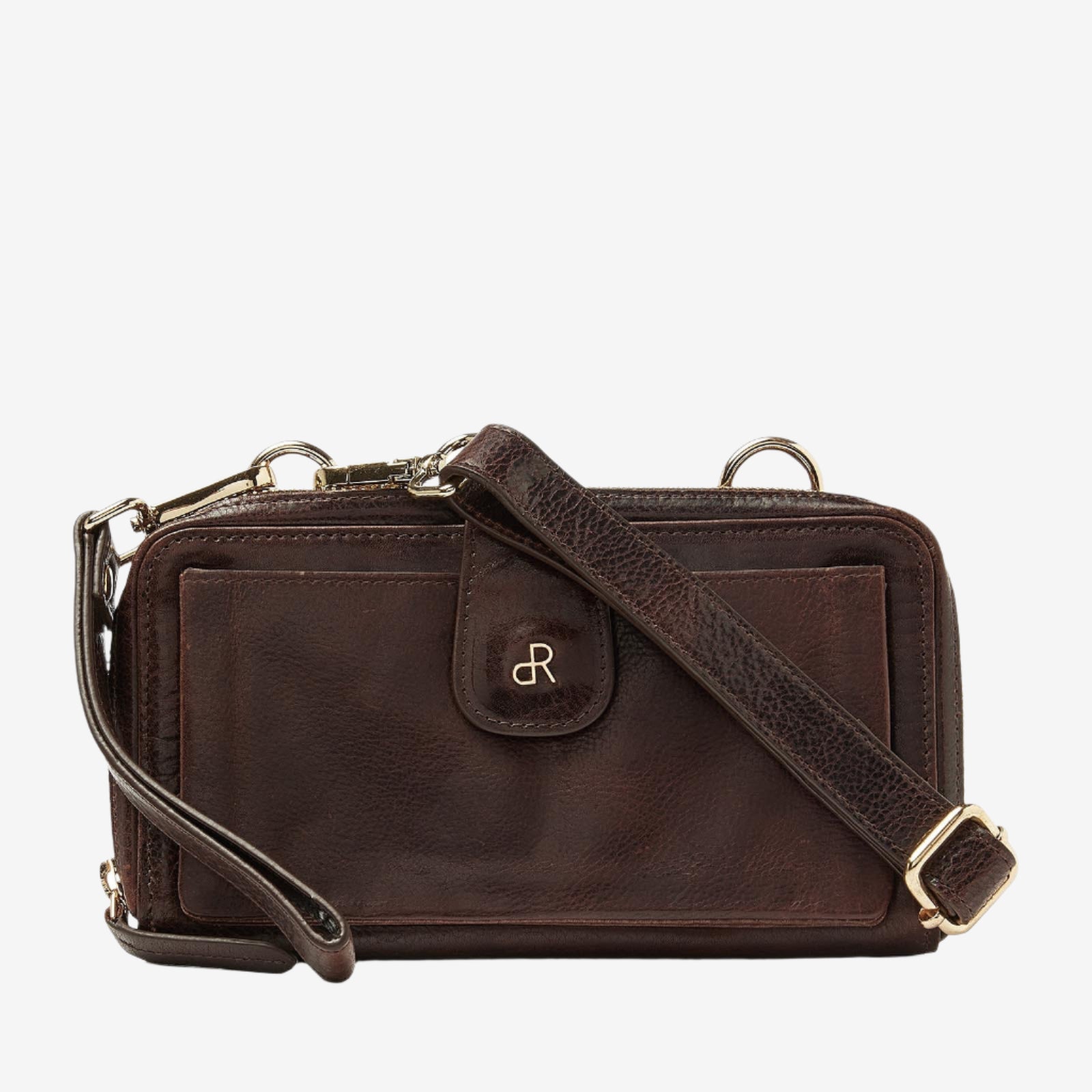 dR Amsterdam clutches dames Milan 283759 Brown 