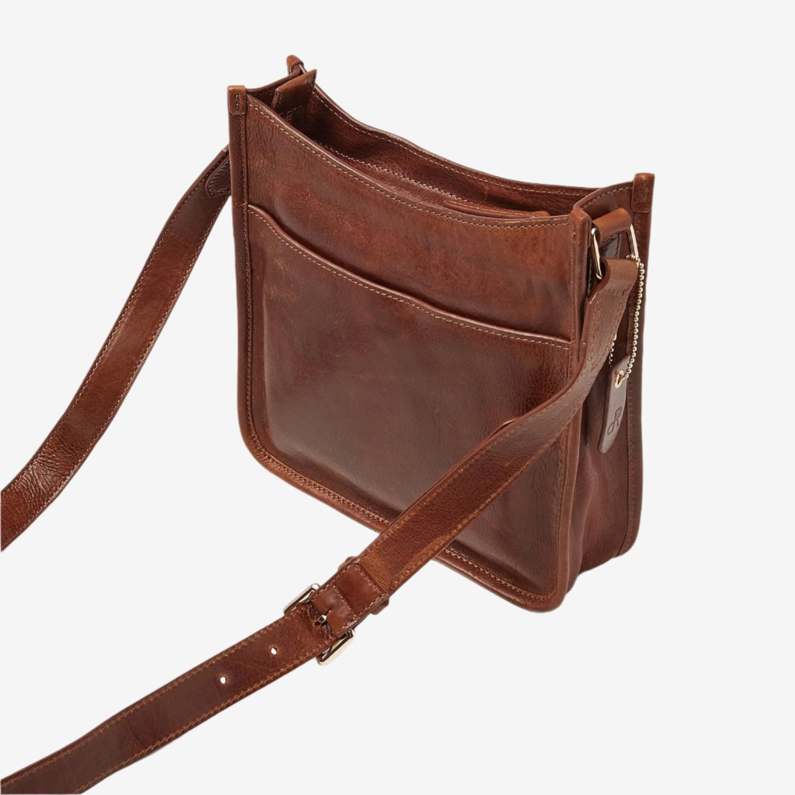 dR Amsterdam crossbodytassen dames Milan 283761 cognac achterkant