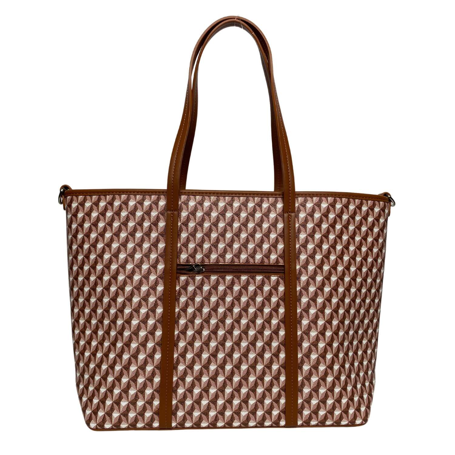 Flora & Co shoppers dames F8544 cognac achterkant