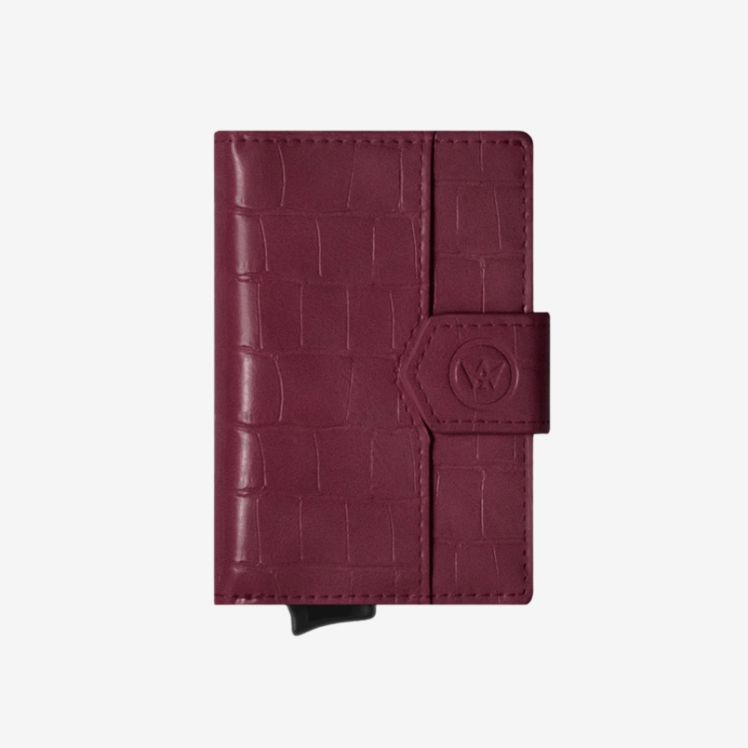 Prowallet pasjeshouders dames Plus Croco bordeaux 