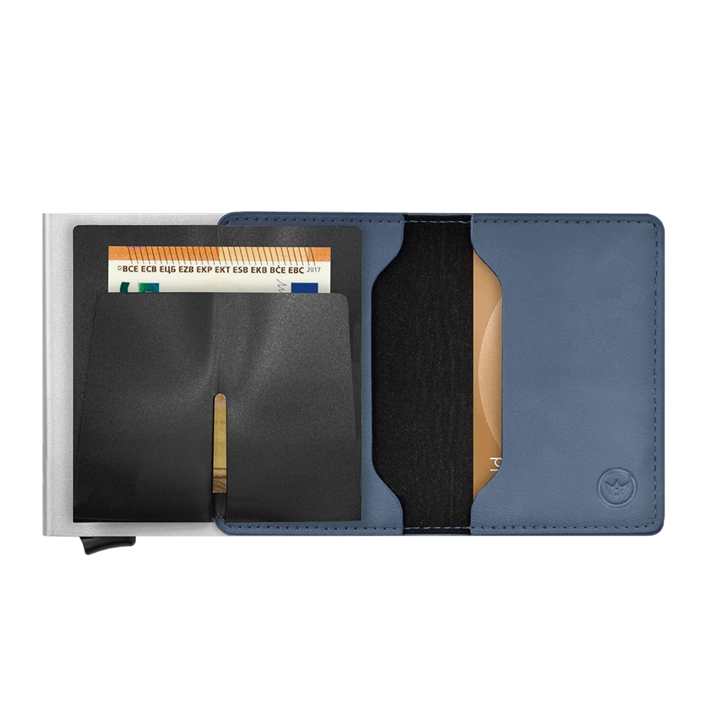 Prowallet pasjeshouder slim blauw voor unisex 8720387009367 binnenkant