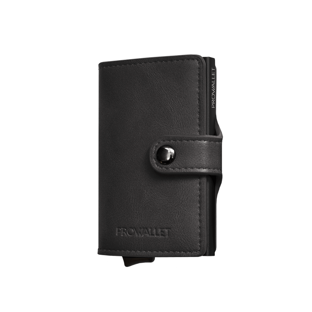 Prowallet pasjeshouder Plus Deluxe zwart 8720387009428 zijkant