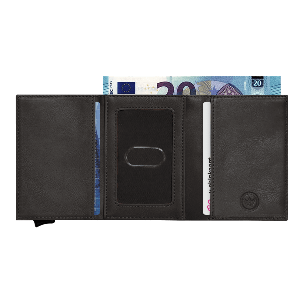 Prowallet pasjeshouder classic zwart voor unisex 8720387009534 binnenvakken