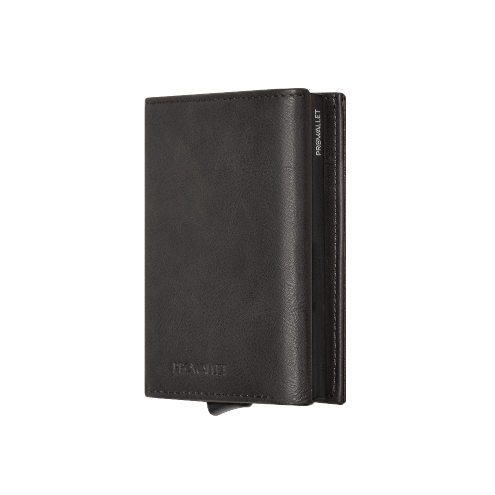 Prowallet pasjeshouder classic zwart voor unisex 8720387009534 zijkant