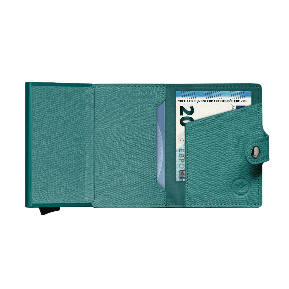 Prowallet pasjeshouder Plus Lizard green 8721008856414 binnenvakken