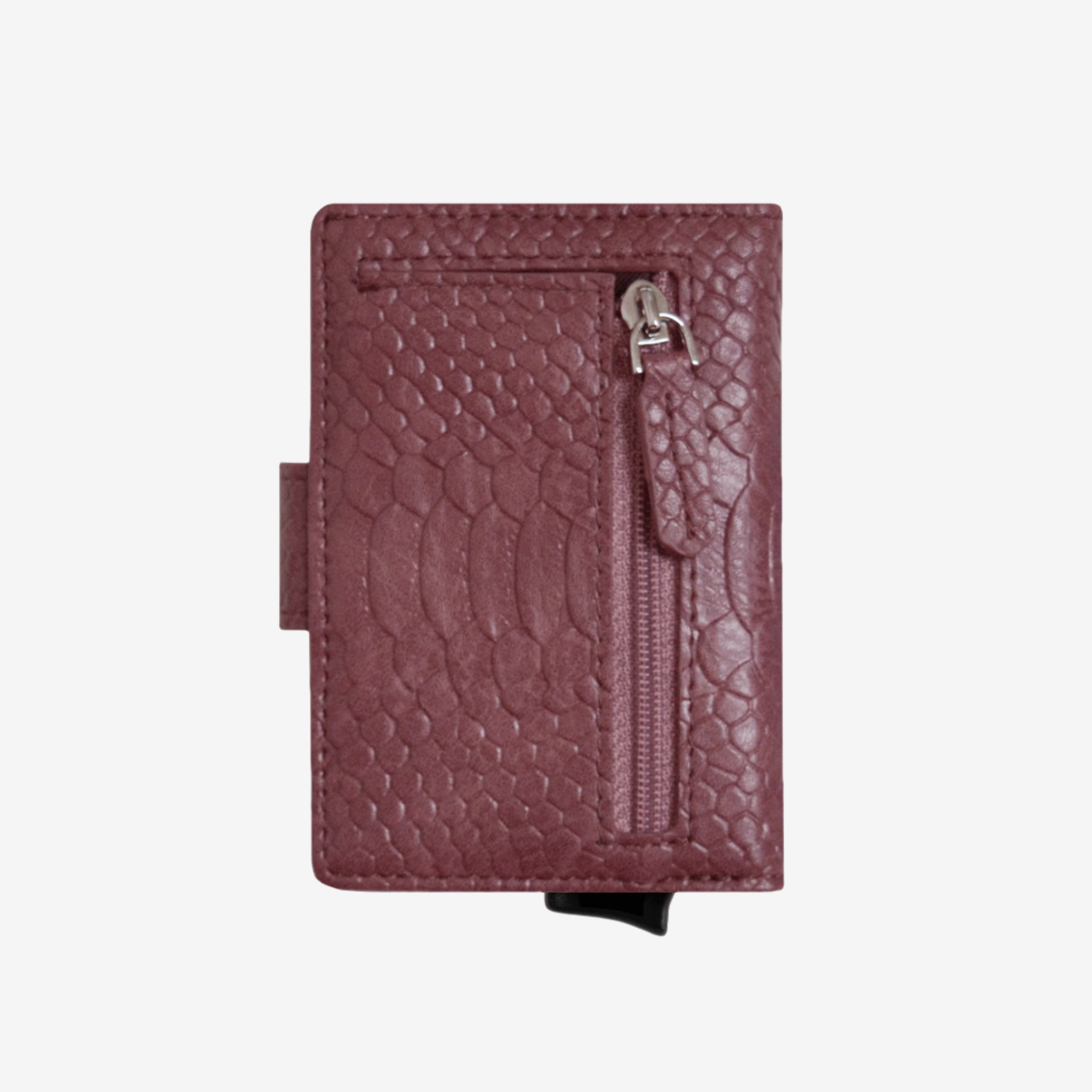 Prowallet pasjeshouders dames Plus Snake bordeaux achterkant