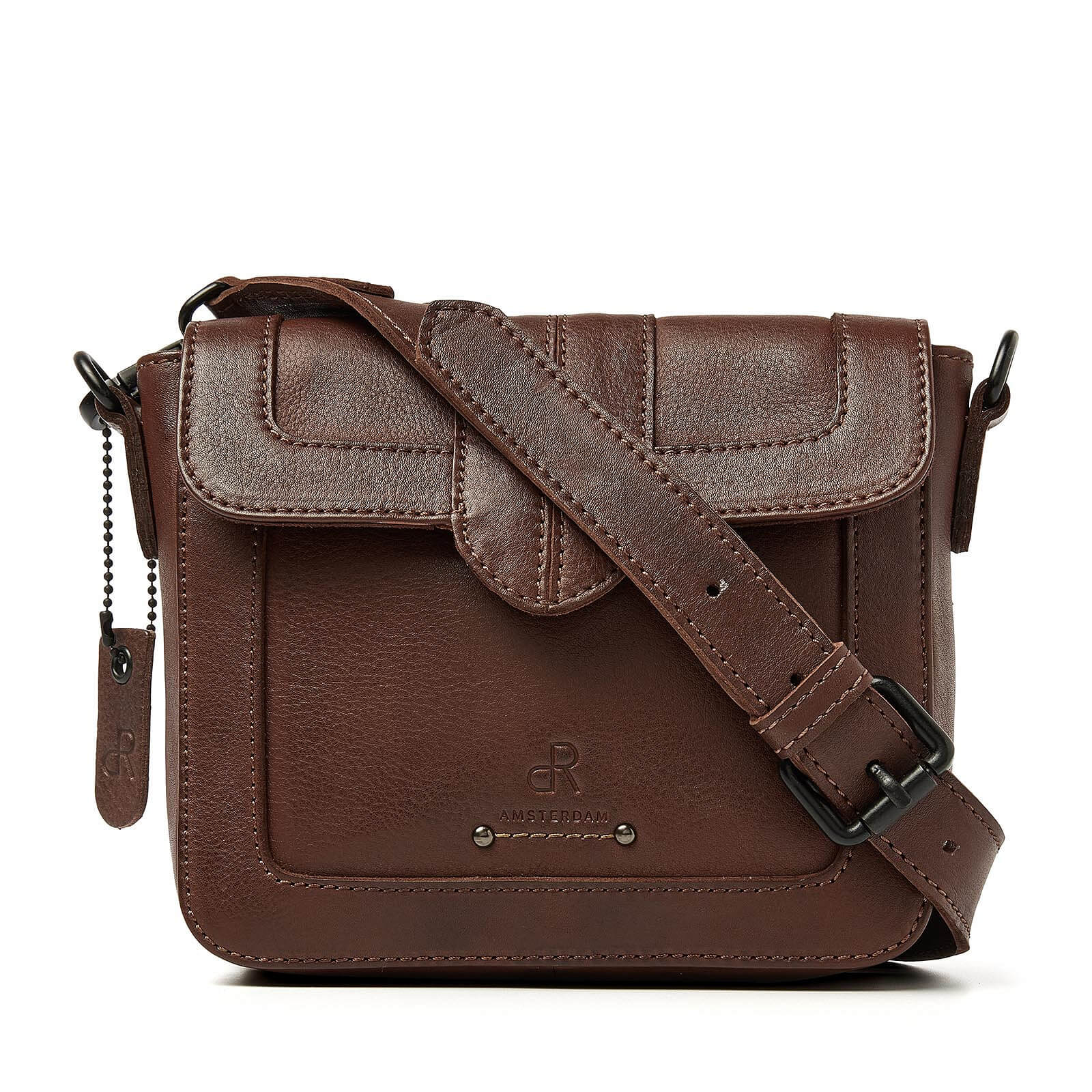 dR Amsterdam Crossbodytas Tampa 933735 donkerbruin