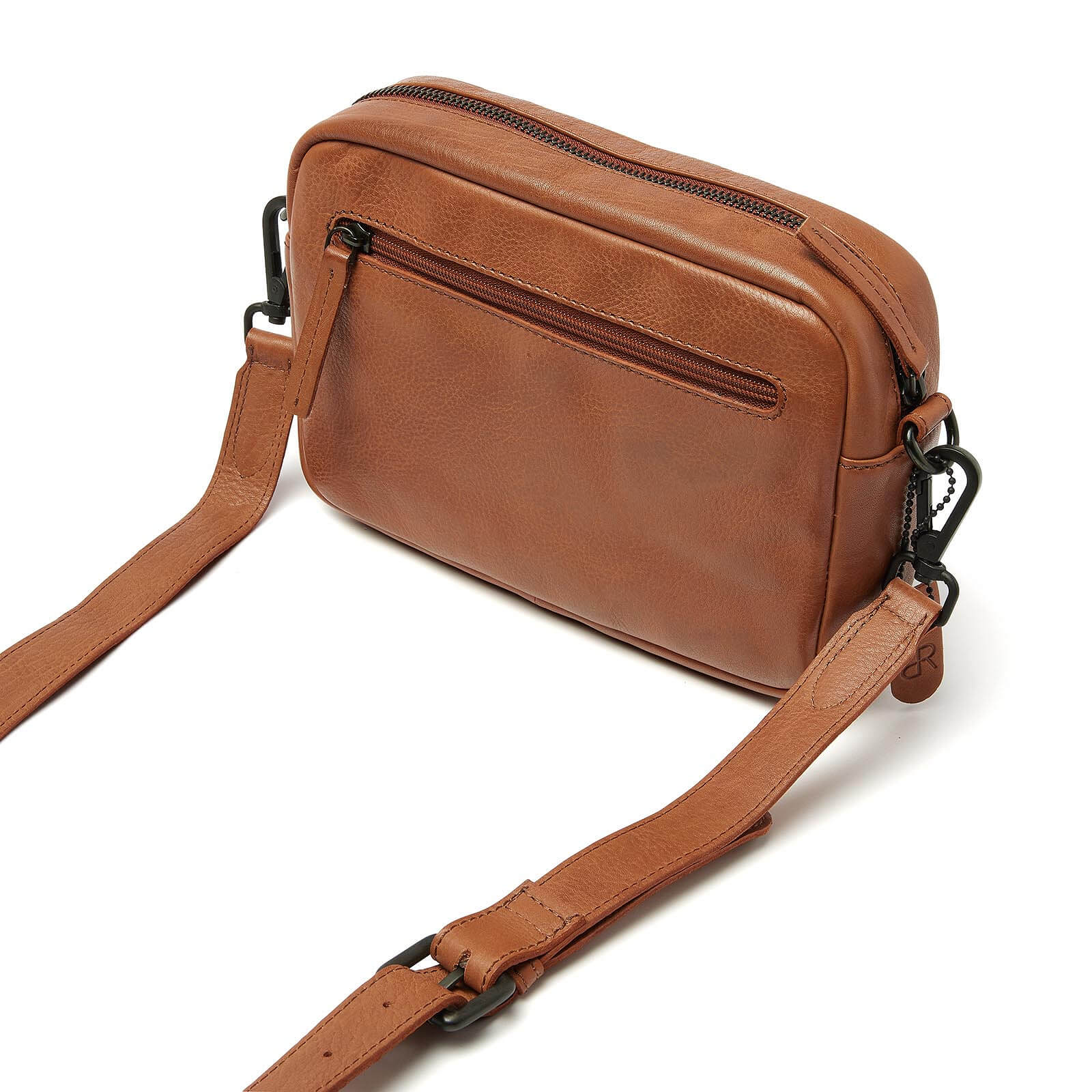 dR Amsterdam Crossbodytas Tampa 933738 cognac achterkant