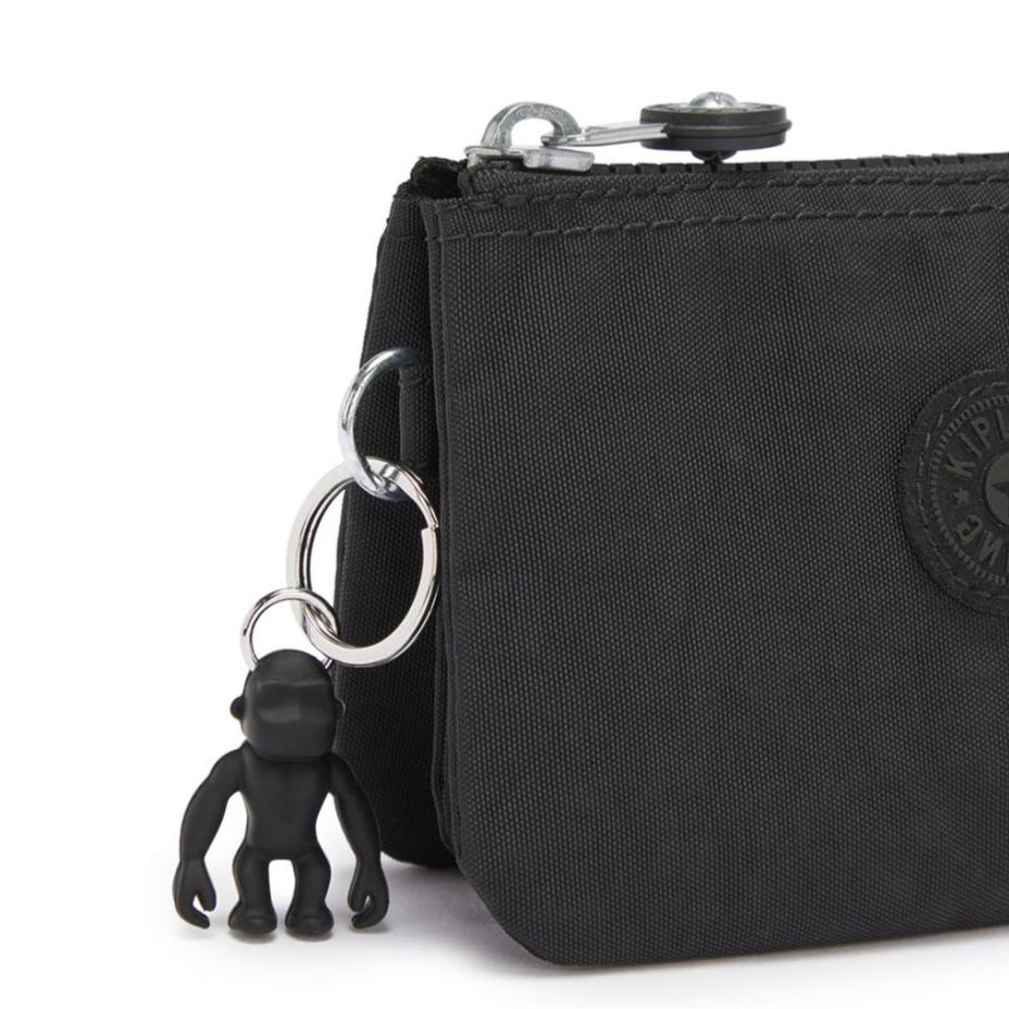 Kipling portemonnees dames Polyamide CREATIVITY S black noir aapje