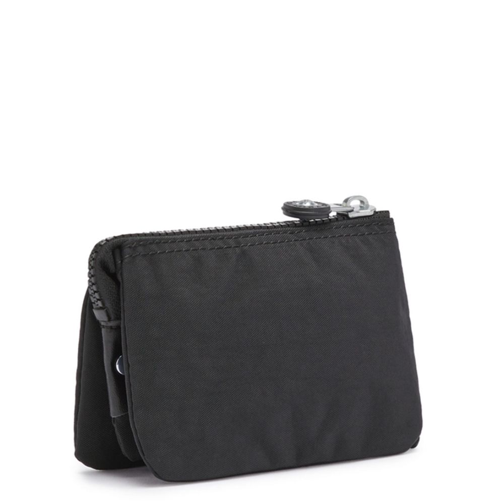 Kipling portemonnees dames Polyamide CREATIVITY S black noir achterkant