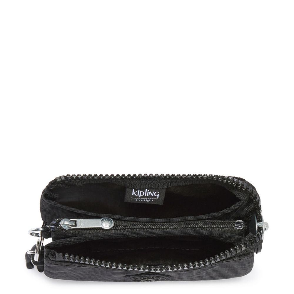 Kipling portemonnees dames Polyamide CREATIVITY S black noir binnenkant