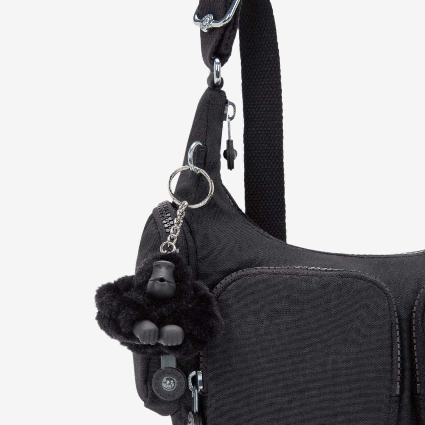 Kipling crossbodytassen dames Rikka S KPKI4333P391 Black Noir aapje