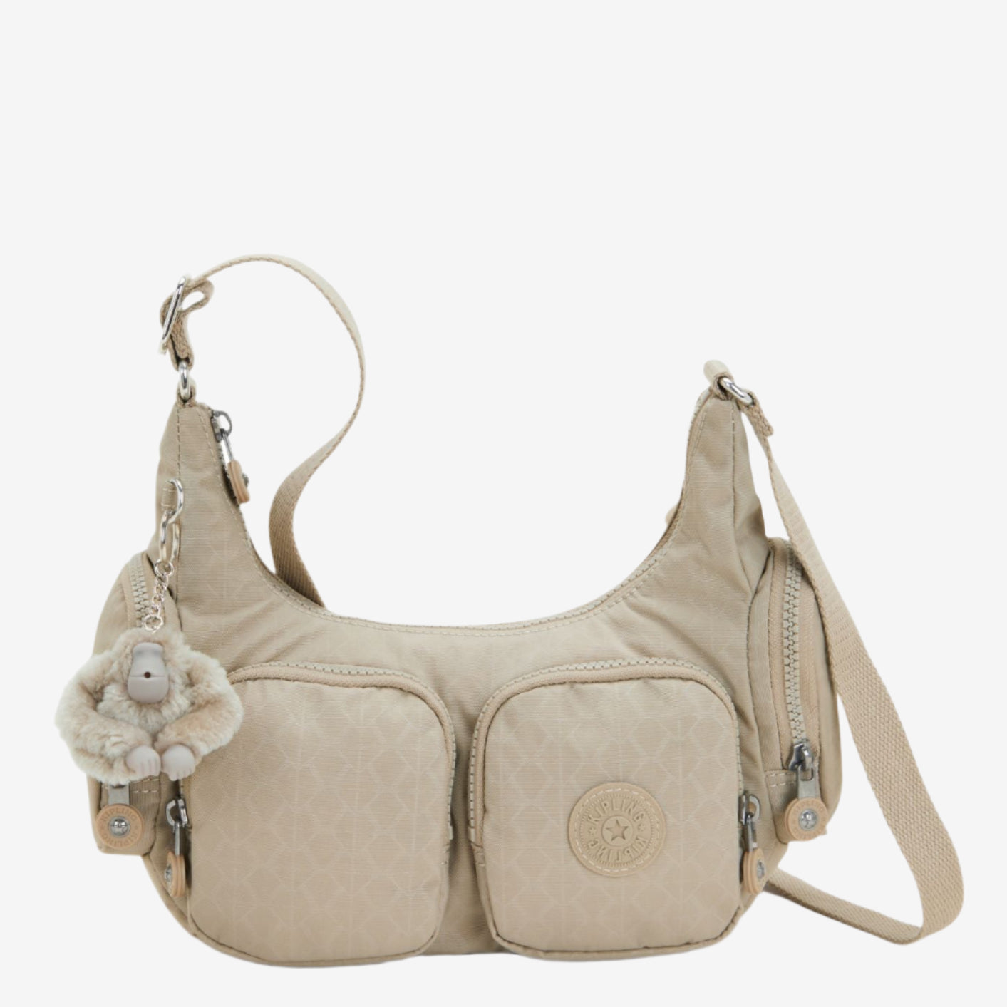 Kipling crossbodytassen dames Rikka S KPKI516496A1 Signature Beige Emb 