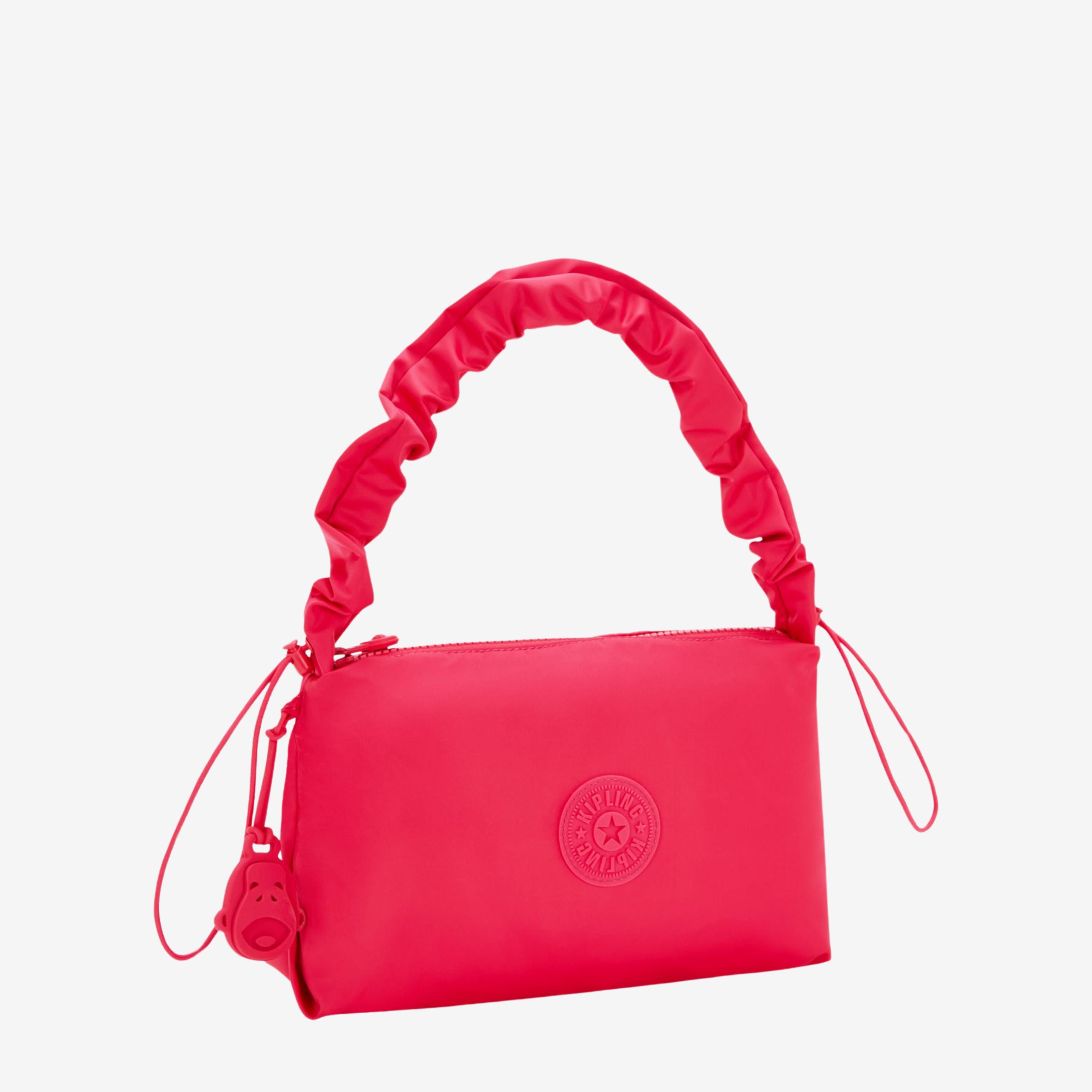 Kipling schoudertassen dames Eline KPKI62864RW1 Simply Fuchsia zijkant