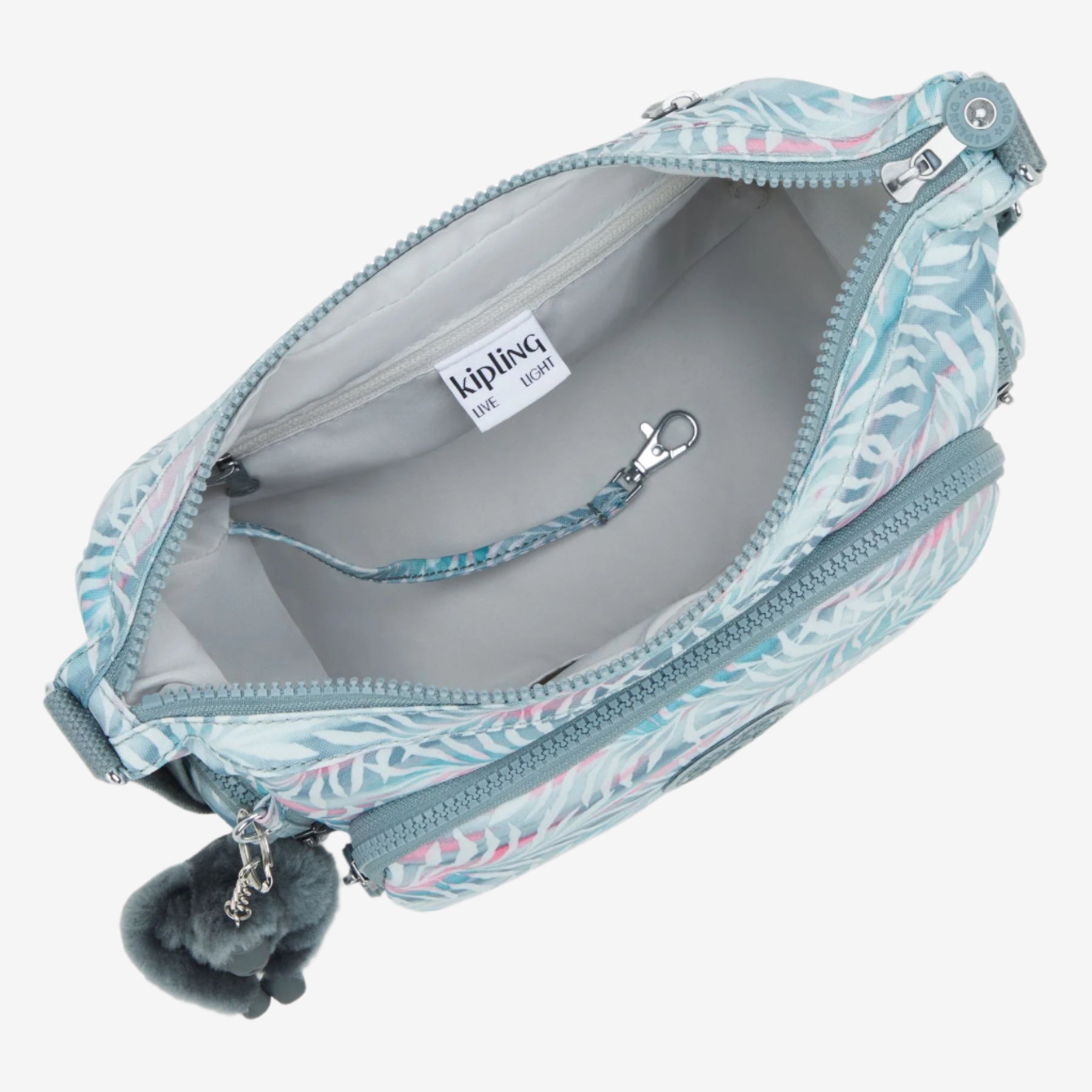 Kipling Crossbodytassen dames GABB S KPKI66073QN1 Palmtree Leaves binnenkant