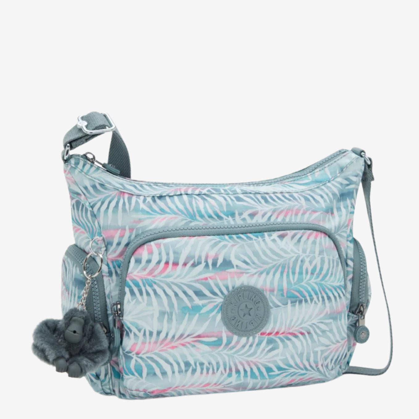 Kipling Crossbodytassen dames GABB S KPKI66073QN1 Palmtree Leaves zijkant