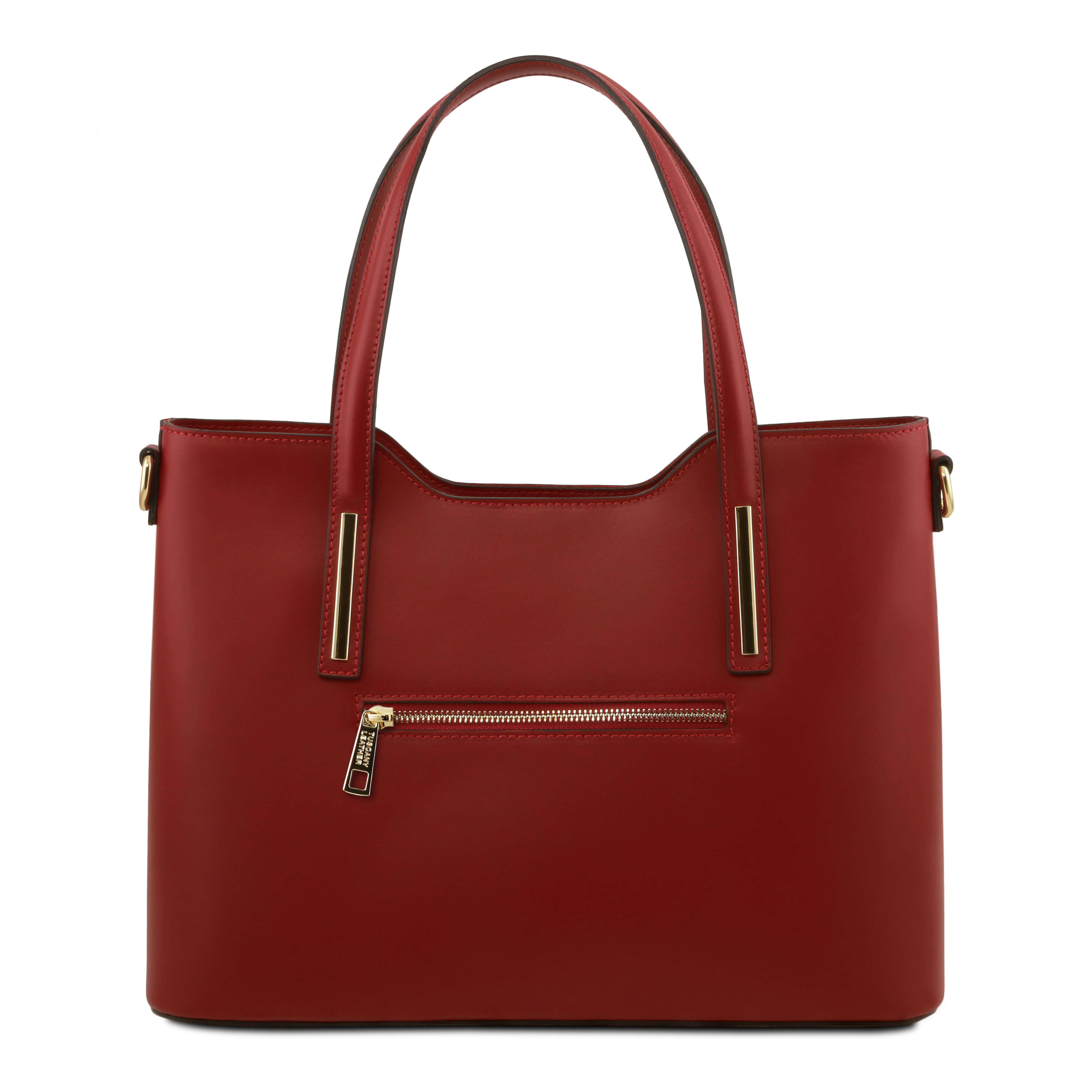 Tuscany Leather shoppers dames Olimpia TL141412 rood achterkant