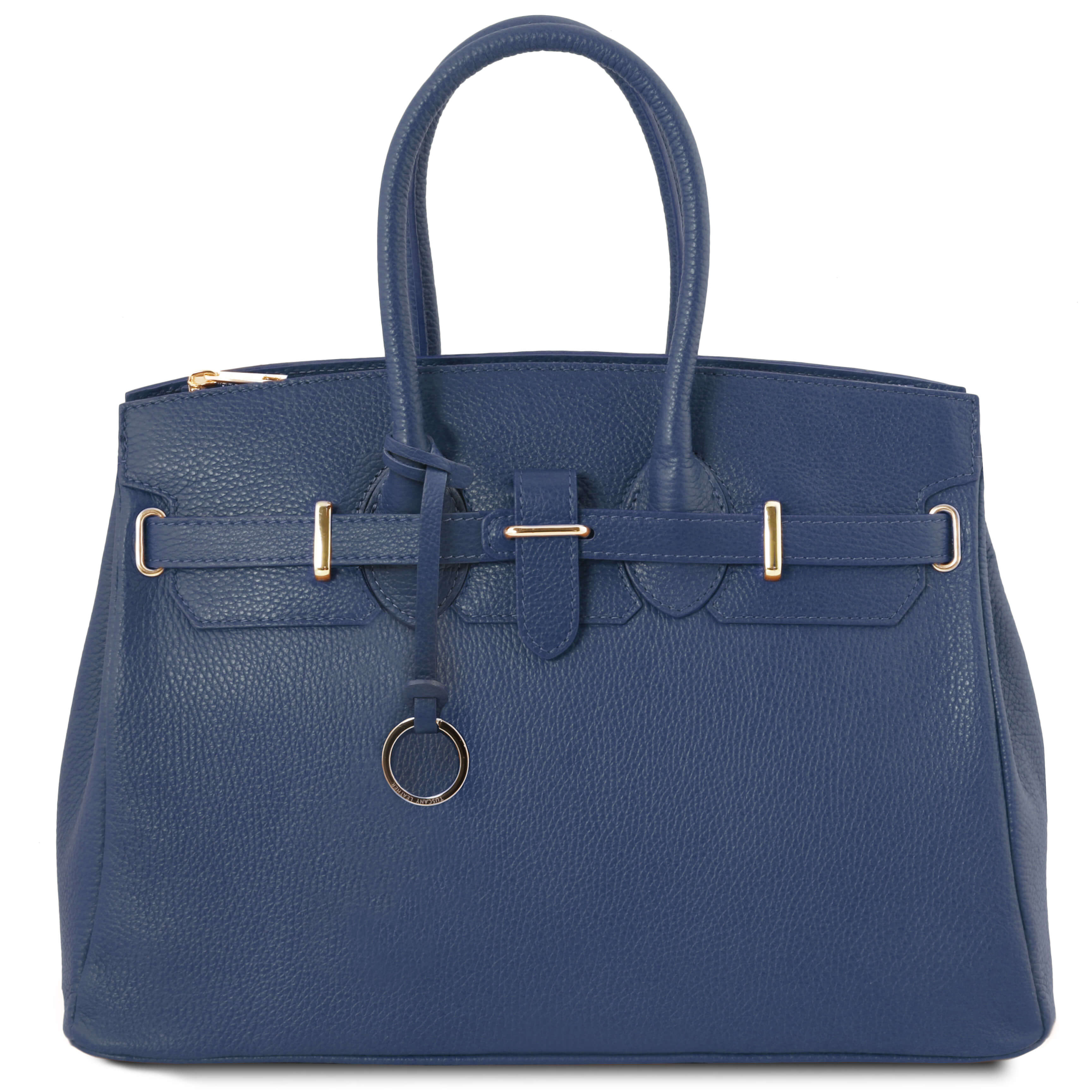 Tuscany Leather handtassen dames TL Bag TL141529 donkerblauw 