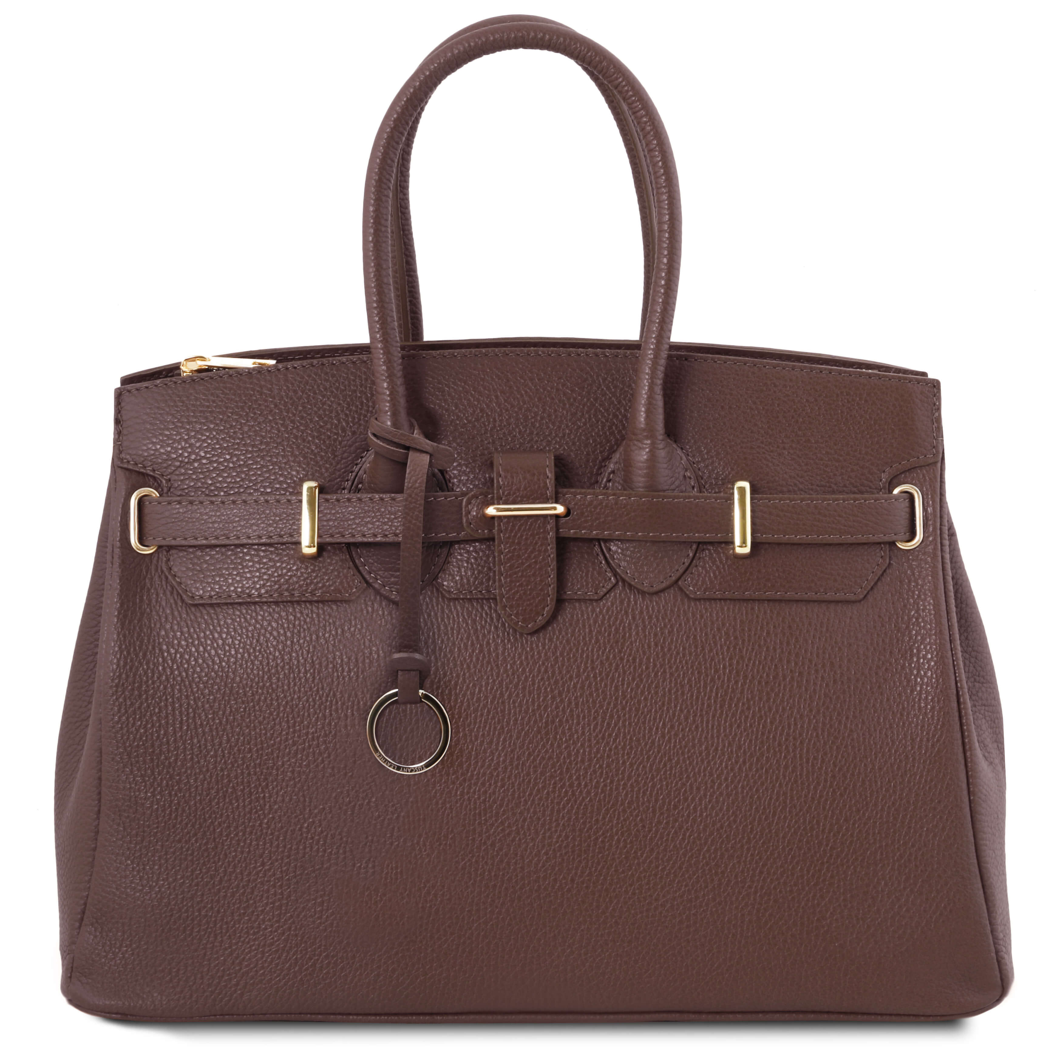 Tuscany Leather handtassen dames TL Bag TL141529 donkerbruin 