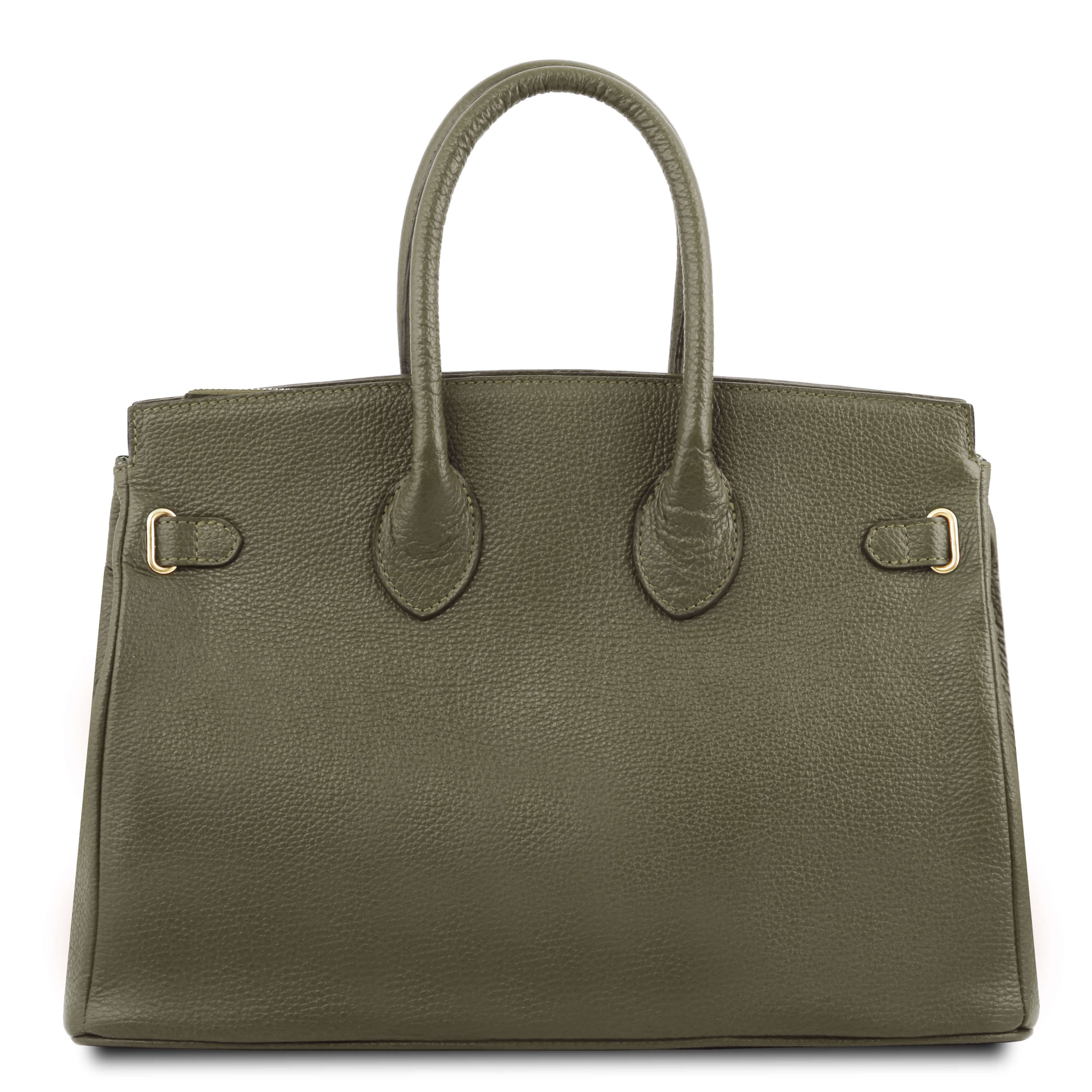 Tuscany Leather handtassen dames TL Bag TL141529 donkergroen achterkant