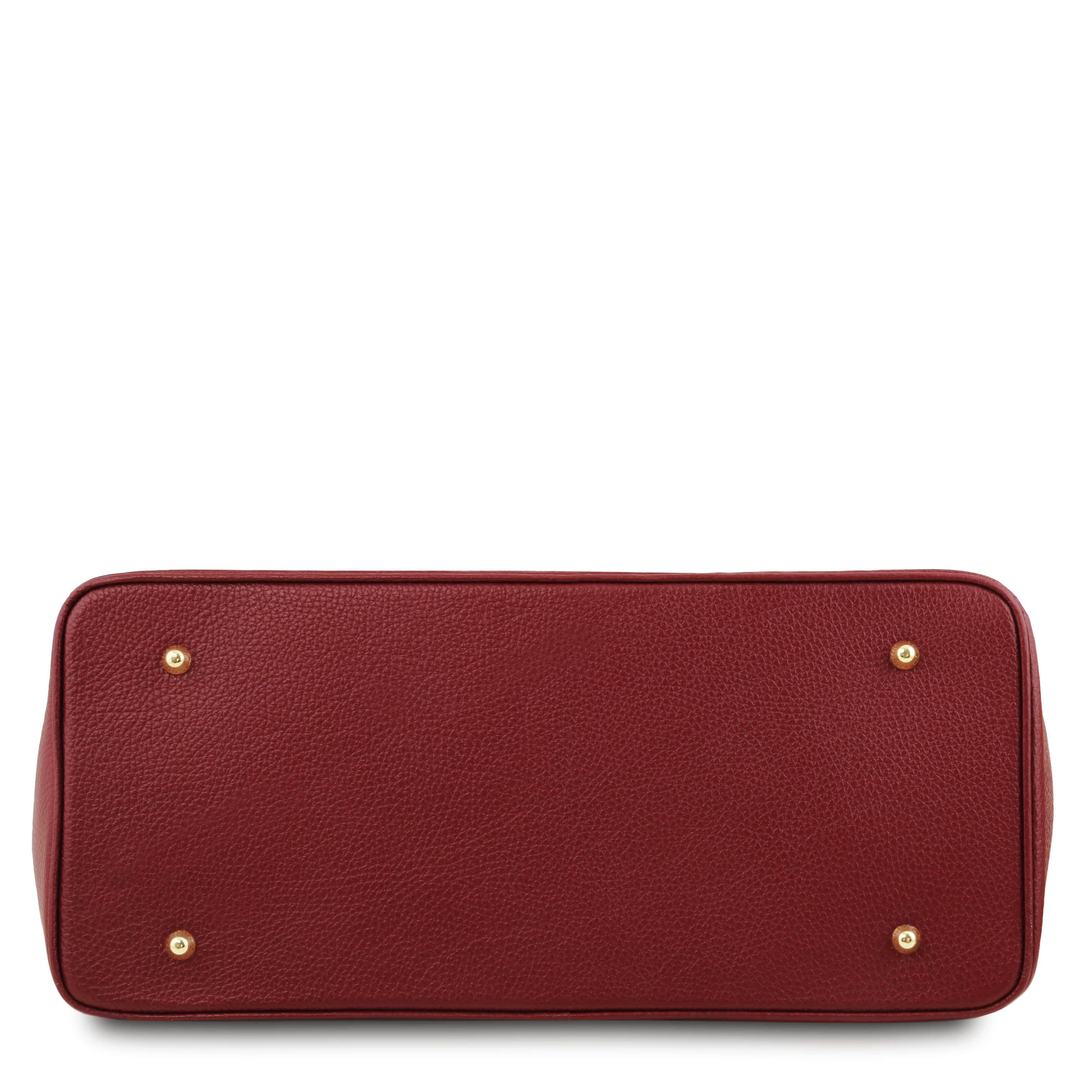 Tuscany Leather handtassen dames TL Bag TL141529 rood onderkant