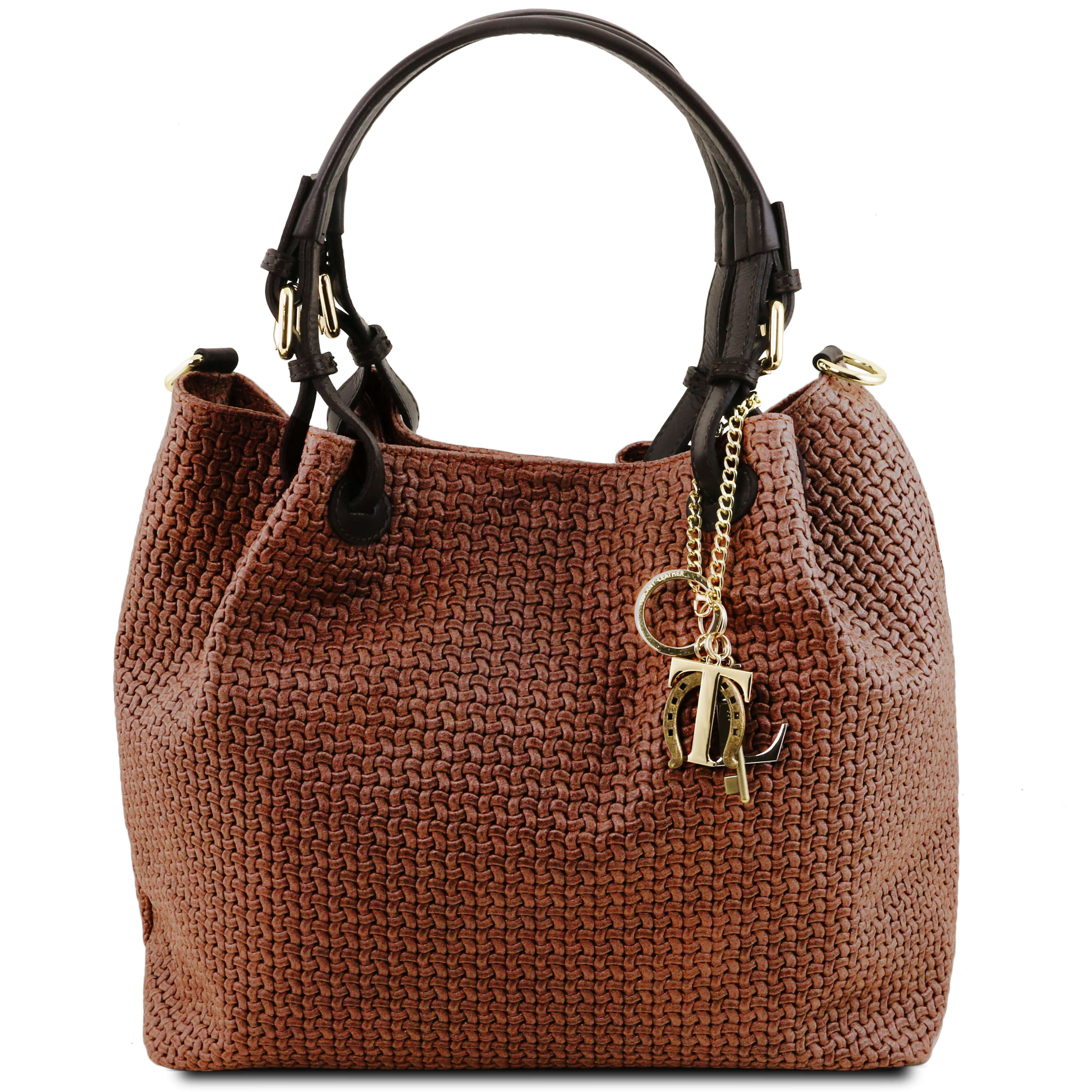 Tuscany Leather Shoppers dames TL Keyluck TL141573 bruin 