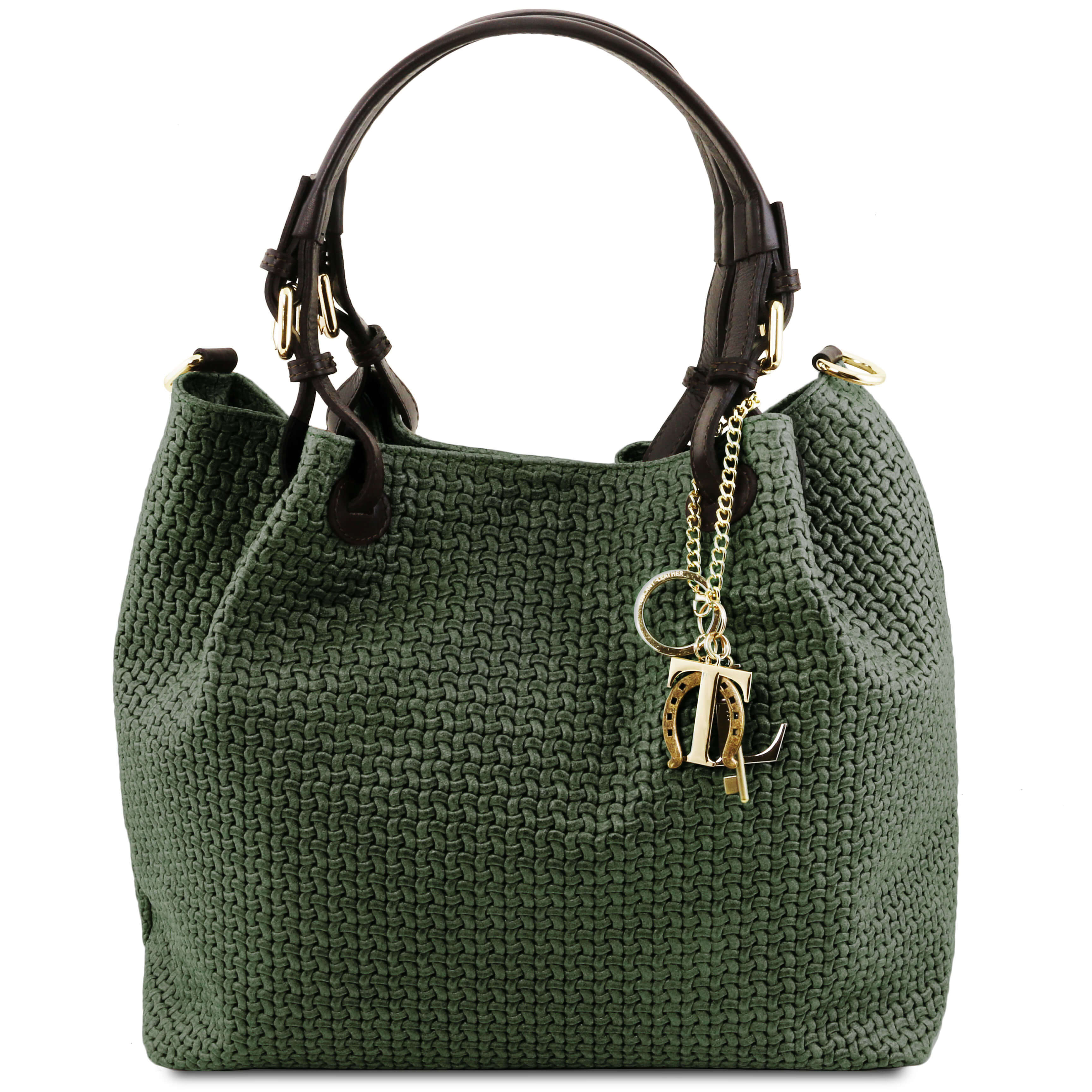 Tuscany Leather Shoppers dames TL Keyluck TL141573 groen 