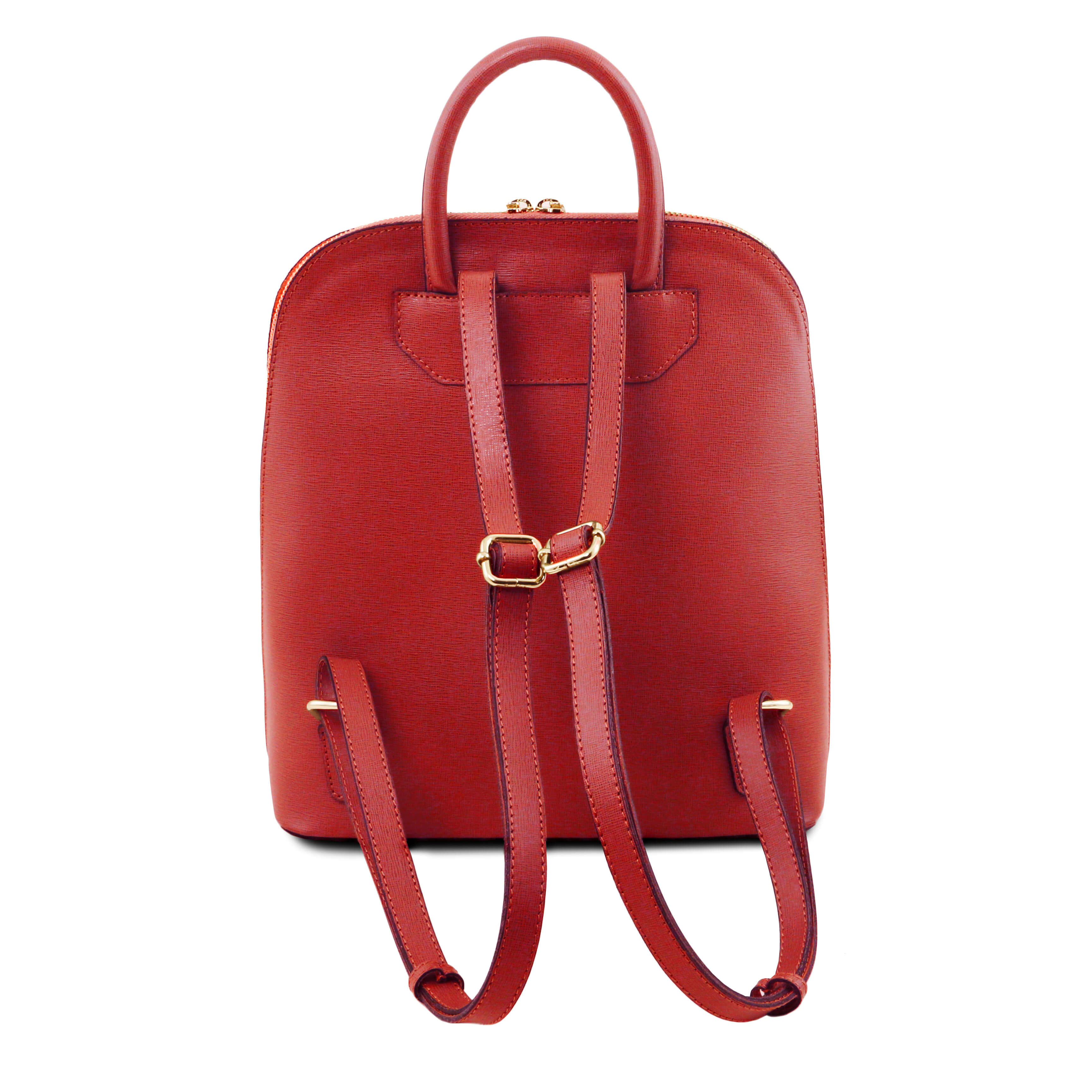 Tuscany Leather rugtassen dames TL Bag TL141631 red achterkant