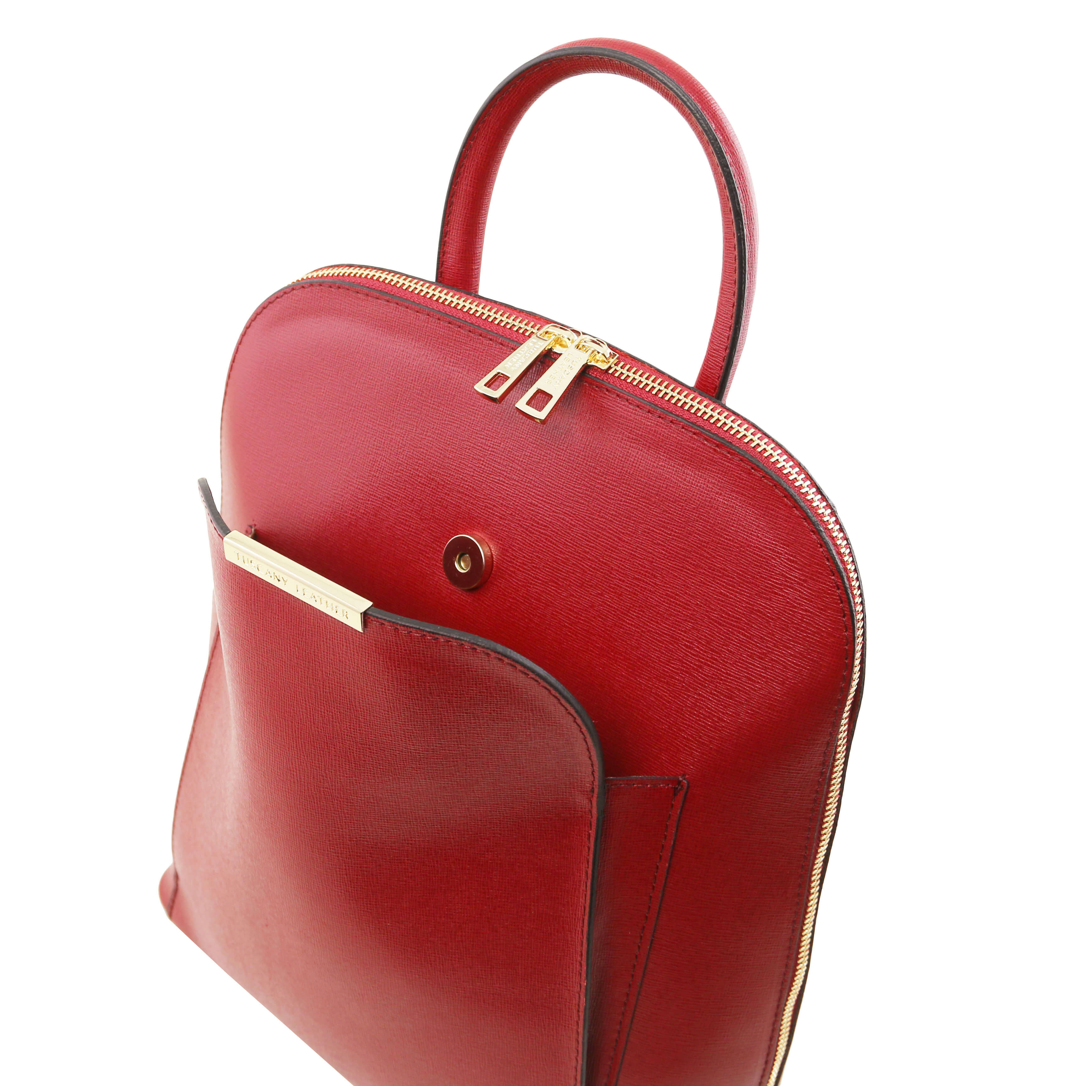 Tuscany Leather rugtassen dames TL Bag TL141631 red voorvak