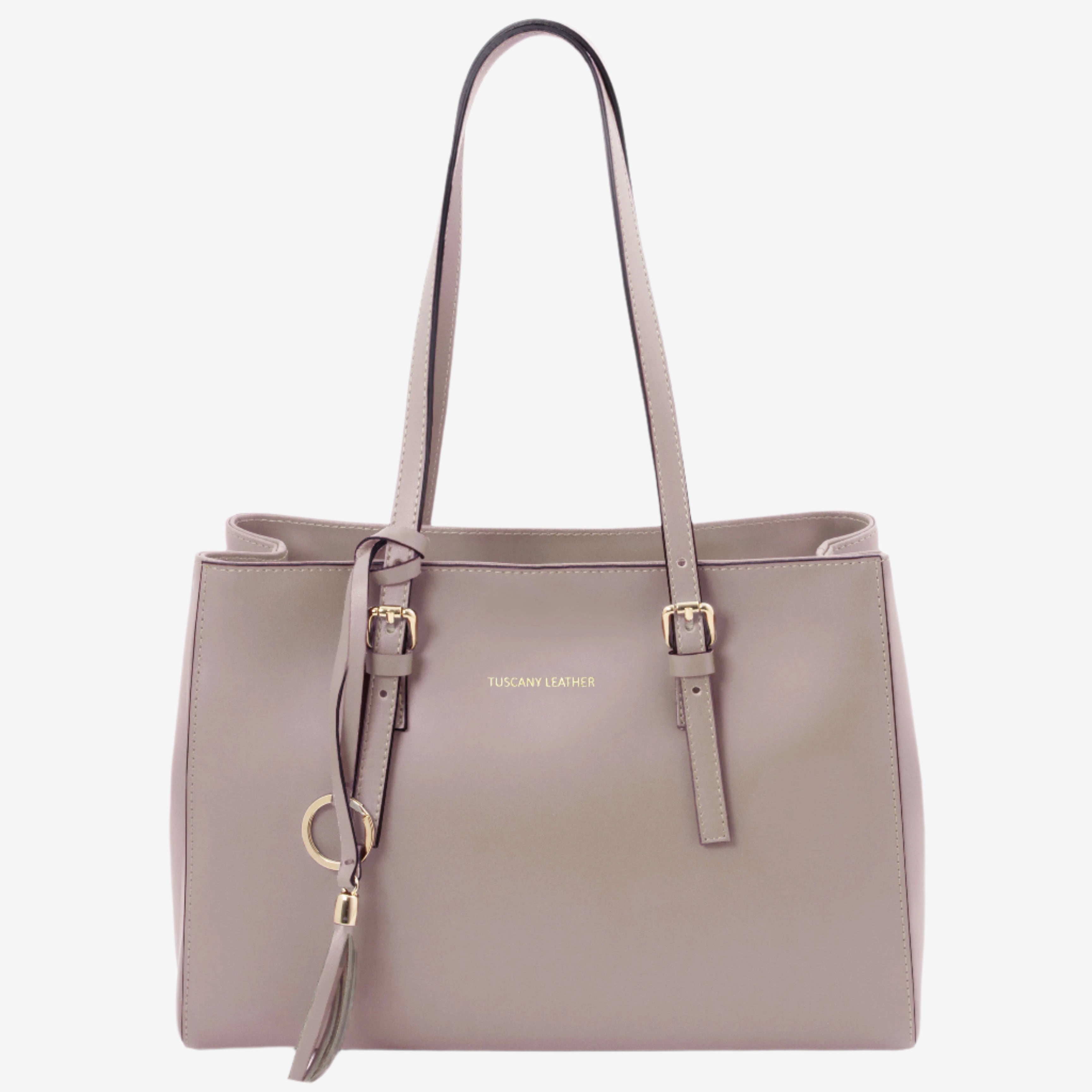 Tuscany Leather shoppers dames TL Bag TL142037 light taupe 