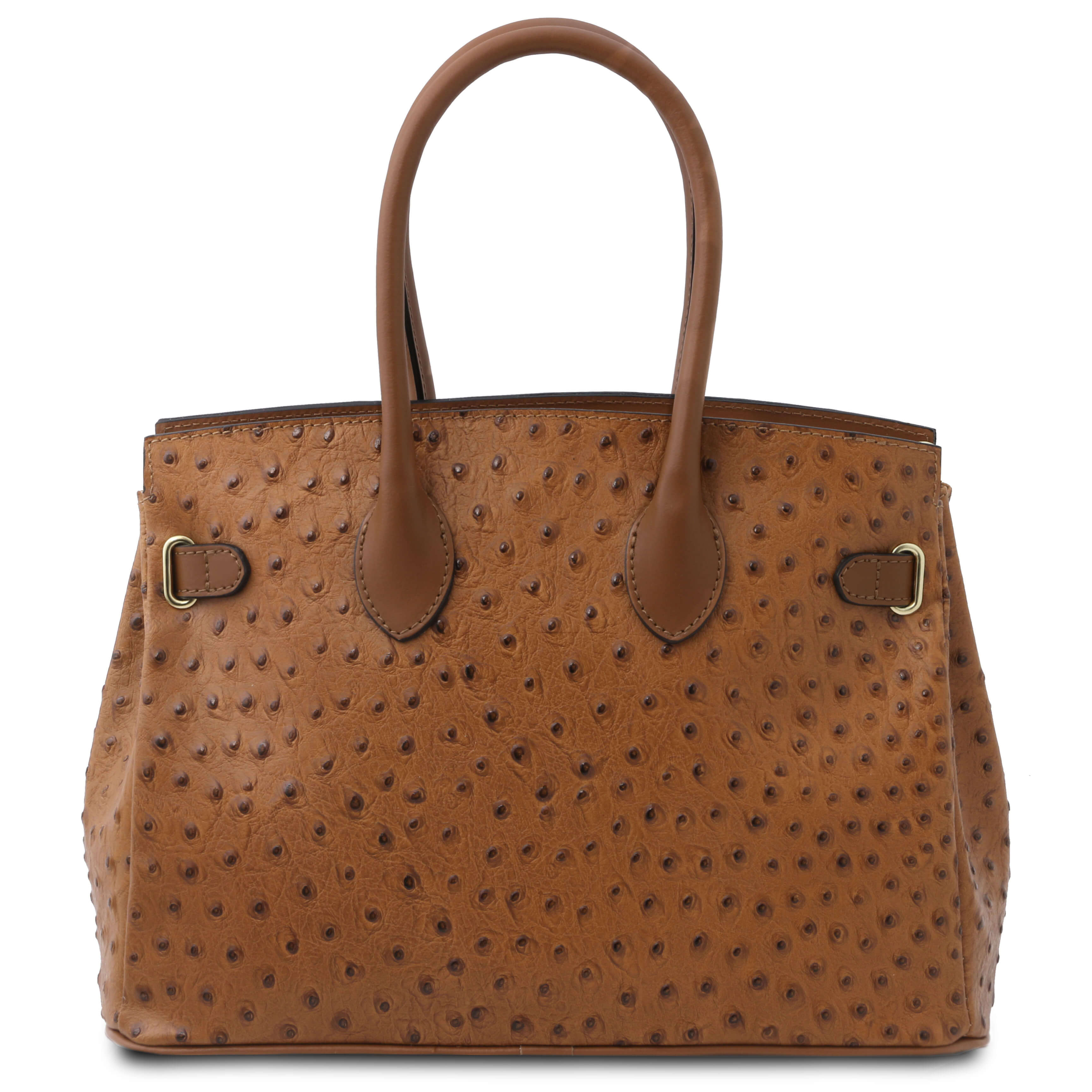 Tuscany Leather handtassen dames TL Bag TL142394 cognac achterkant