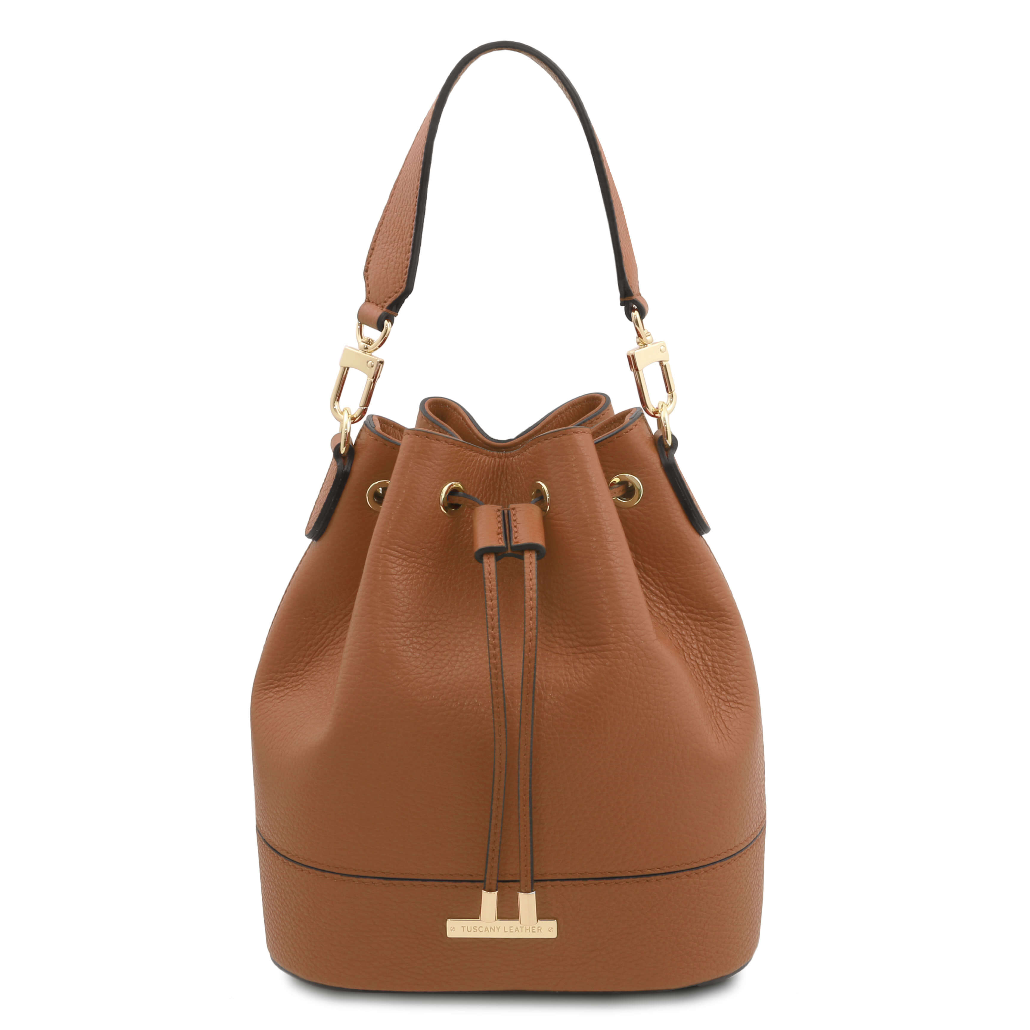 Tuscany Leather leren handtas TL Bag voor dames TL142146 cognac