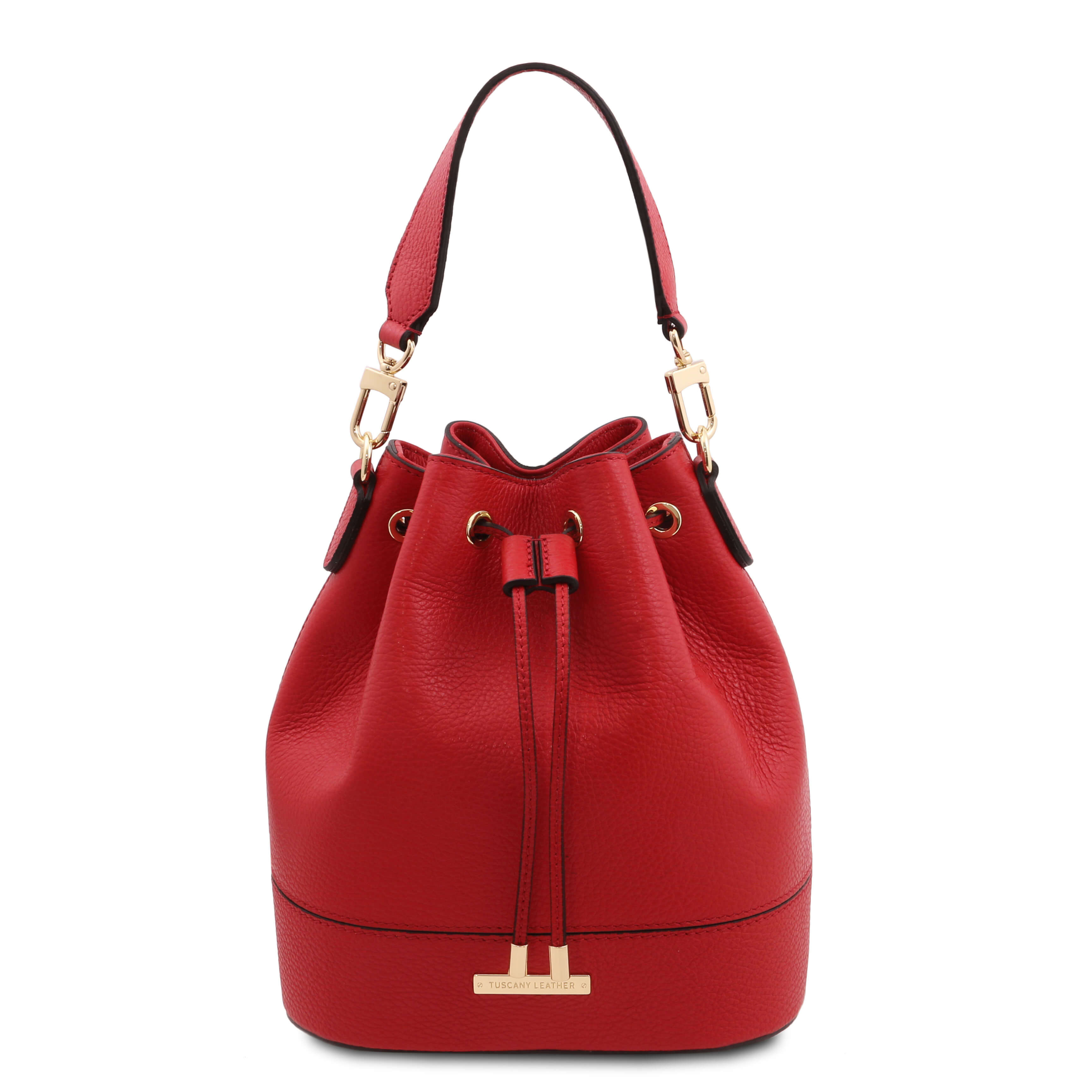 Tuscany Leather leren handtas TL Bag voor dames TL142146 rood