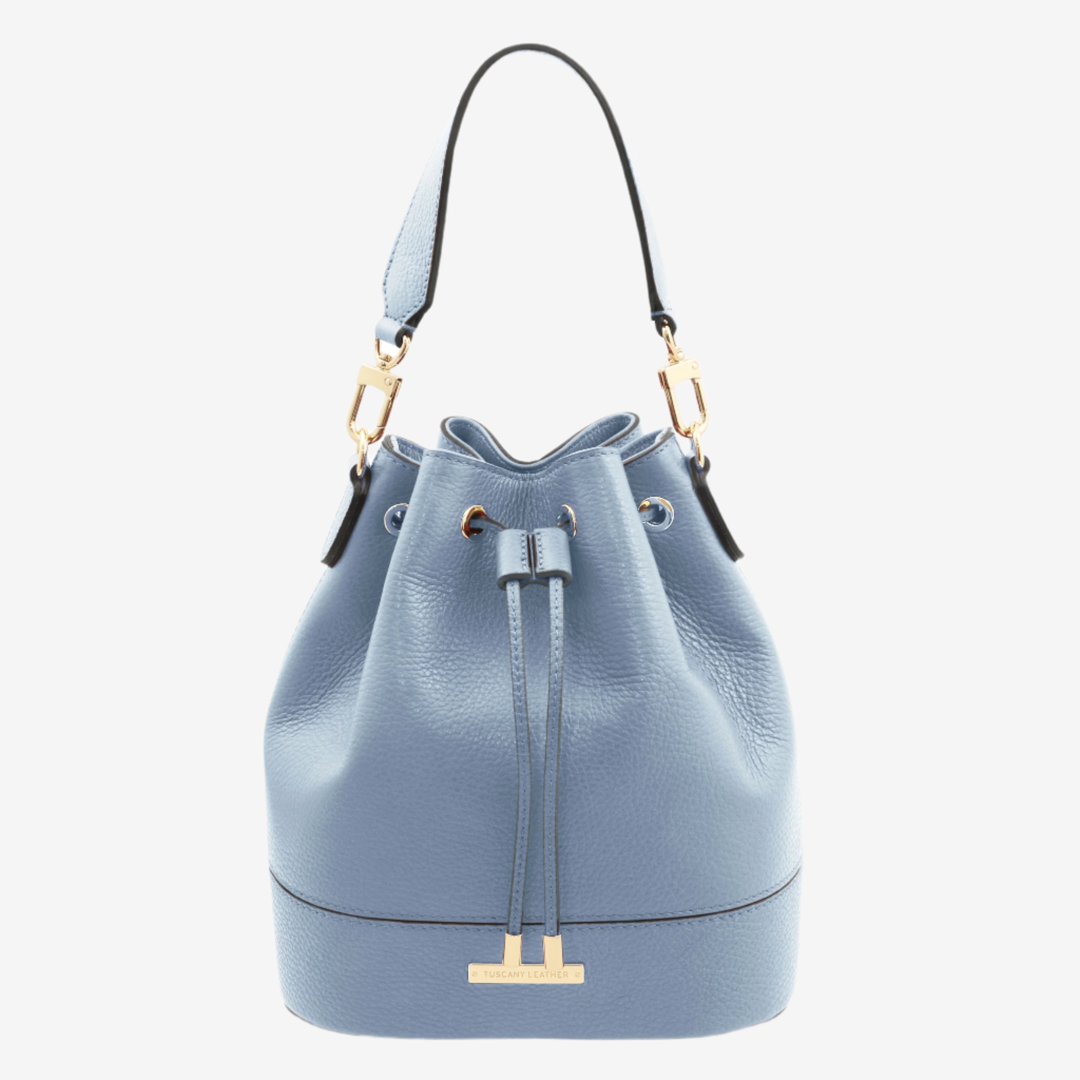 Tuscany Leather handtassen dames TL Bag TL142146 light blue 