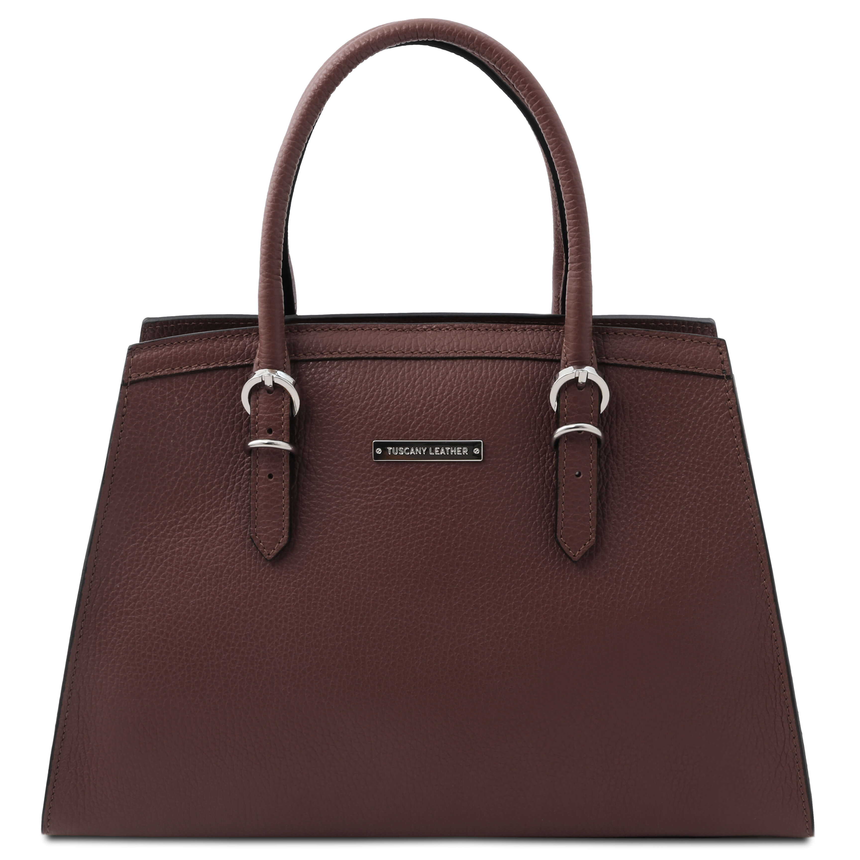 Tuscany Leather Handtassen dames TL Bag TL142147 donkerbruin 