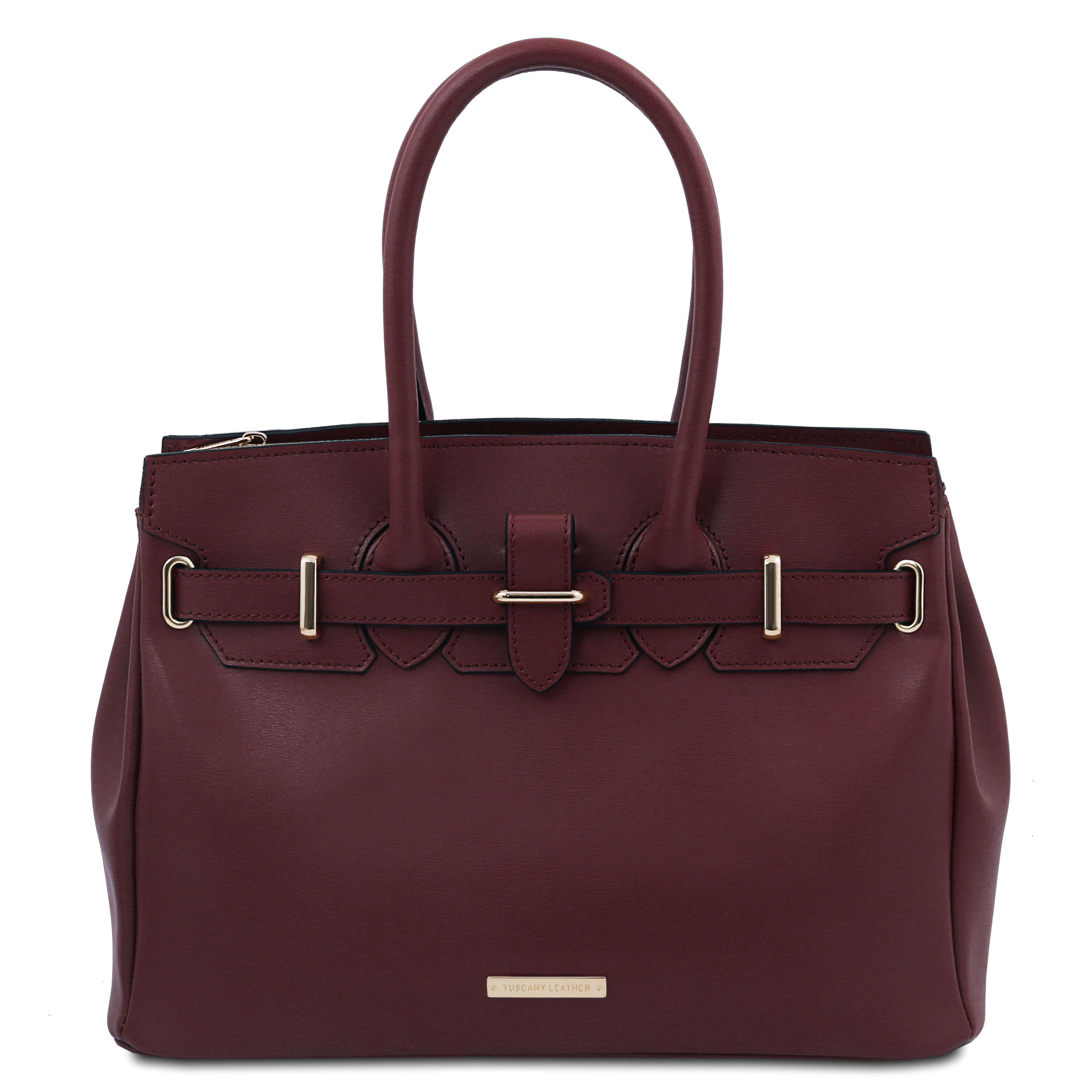 Tuscany Leather leren handtas voor dames TL Bag TL142174 bordeaux