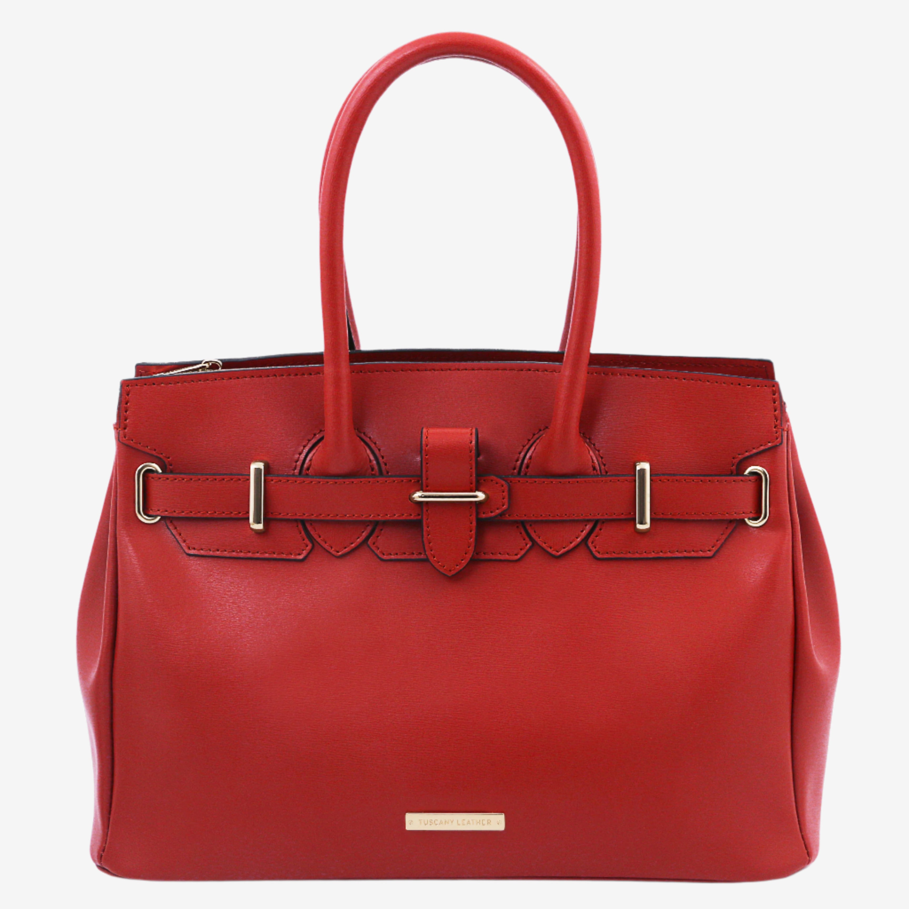 Tuscany Leather handtassen dames TL Bag TL142174 lipstick red 