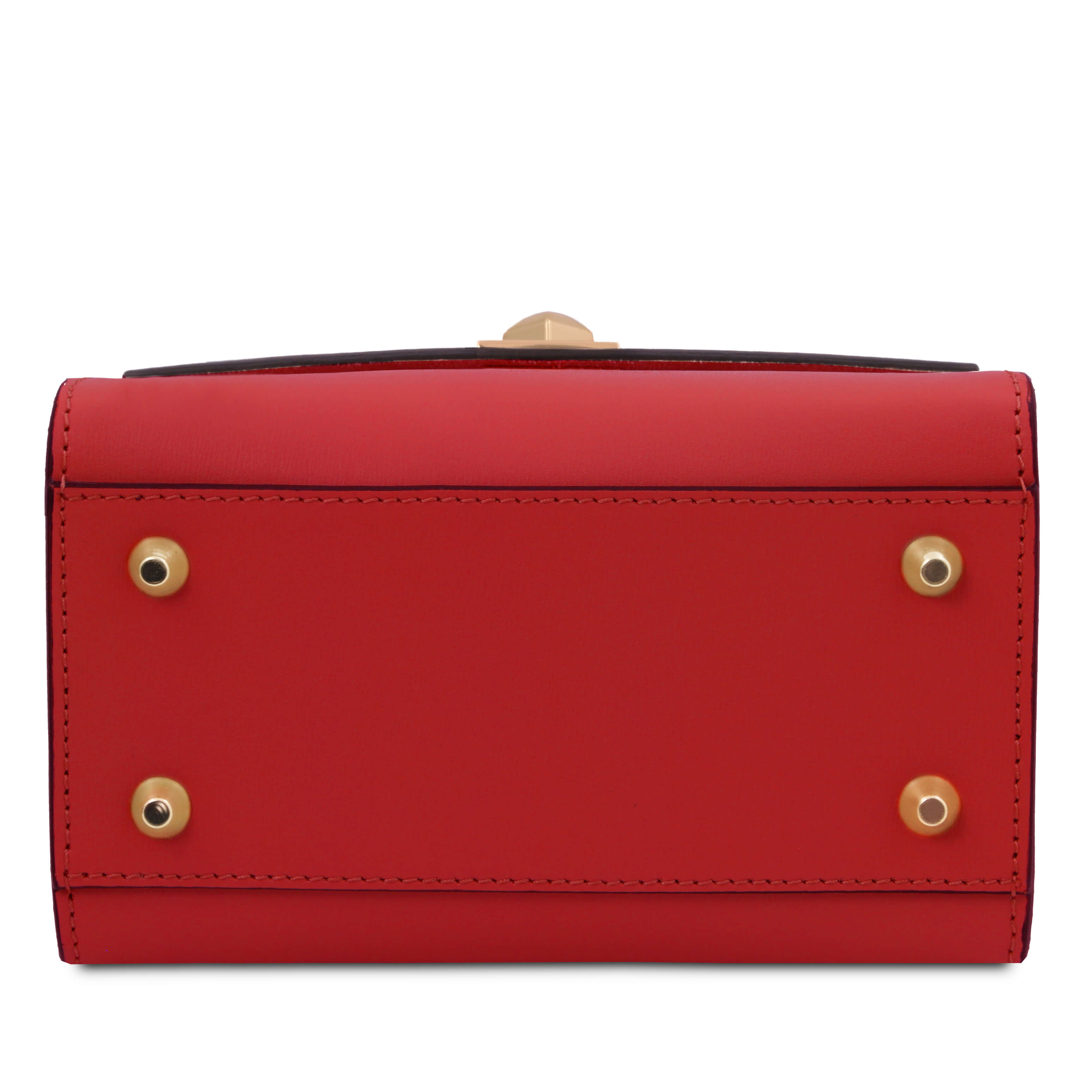 Tuscany Leather handtassen dames TL Bag TL142203 rood onderkant