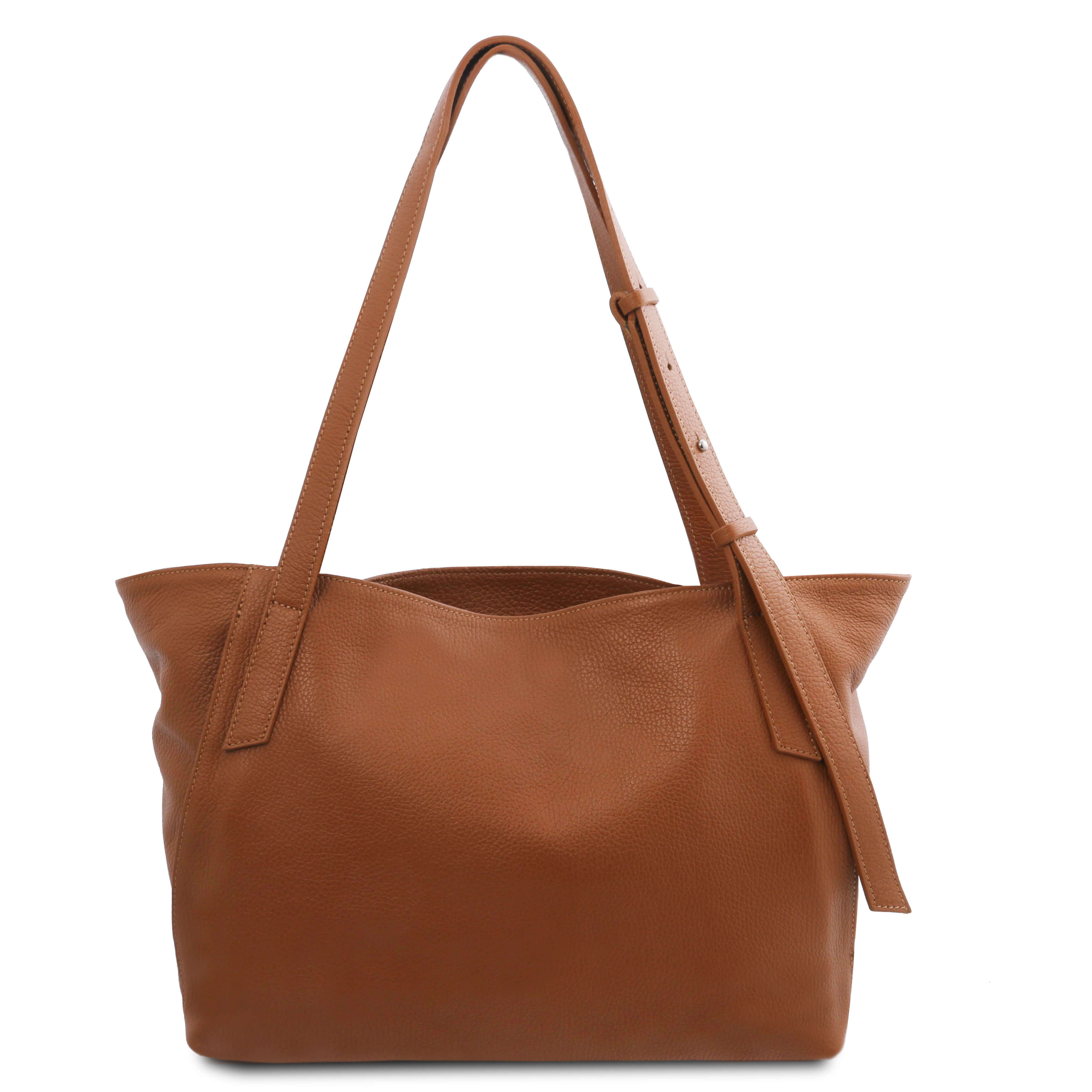 Tuscany Leather shoppers dames TL BAG TL142230 cognac achterkant