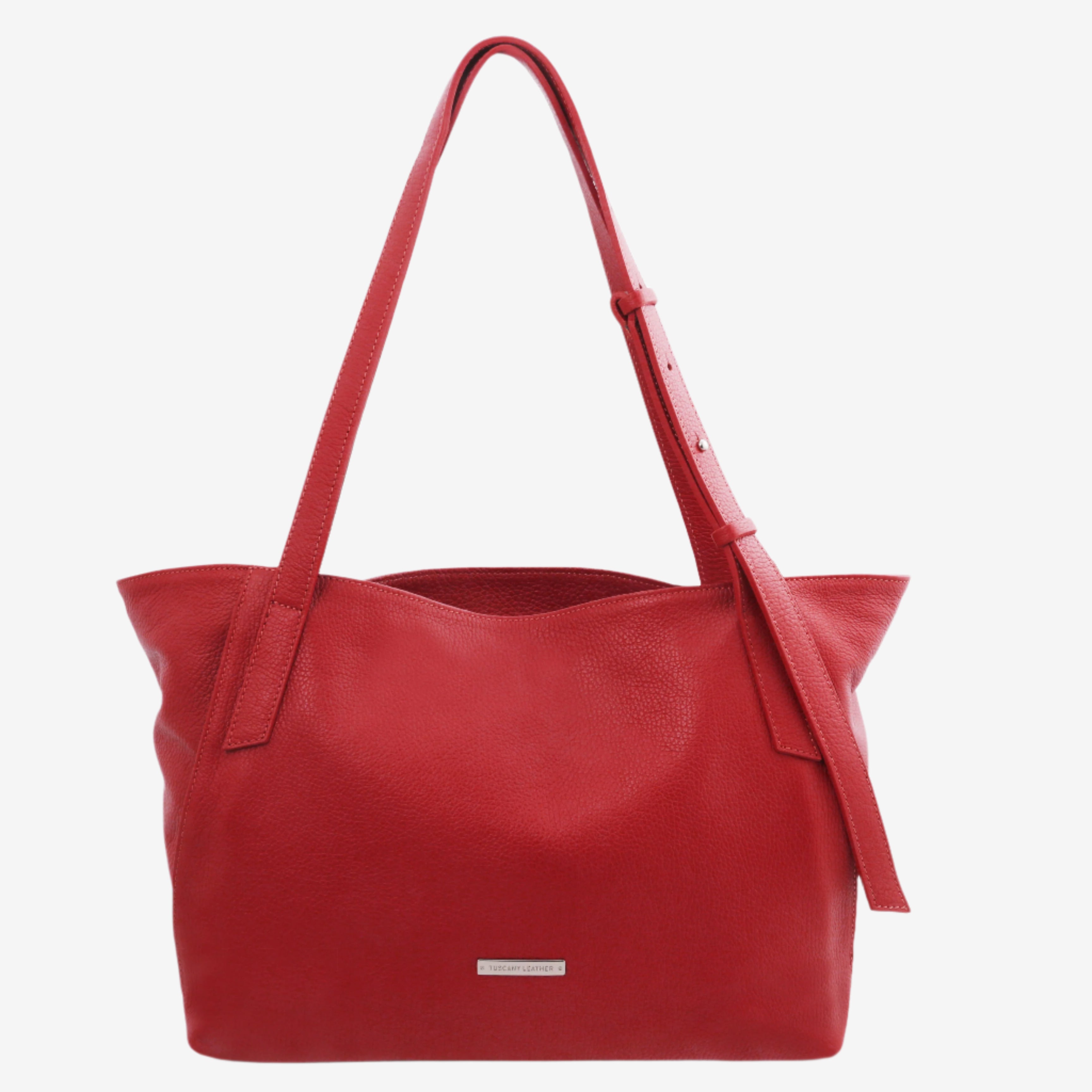 Tuscany Leather shoppers dames TL BAG TL142230 lipstick red 