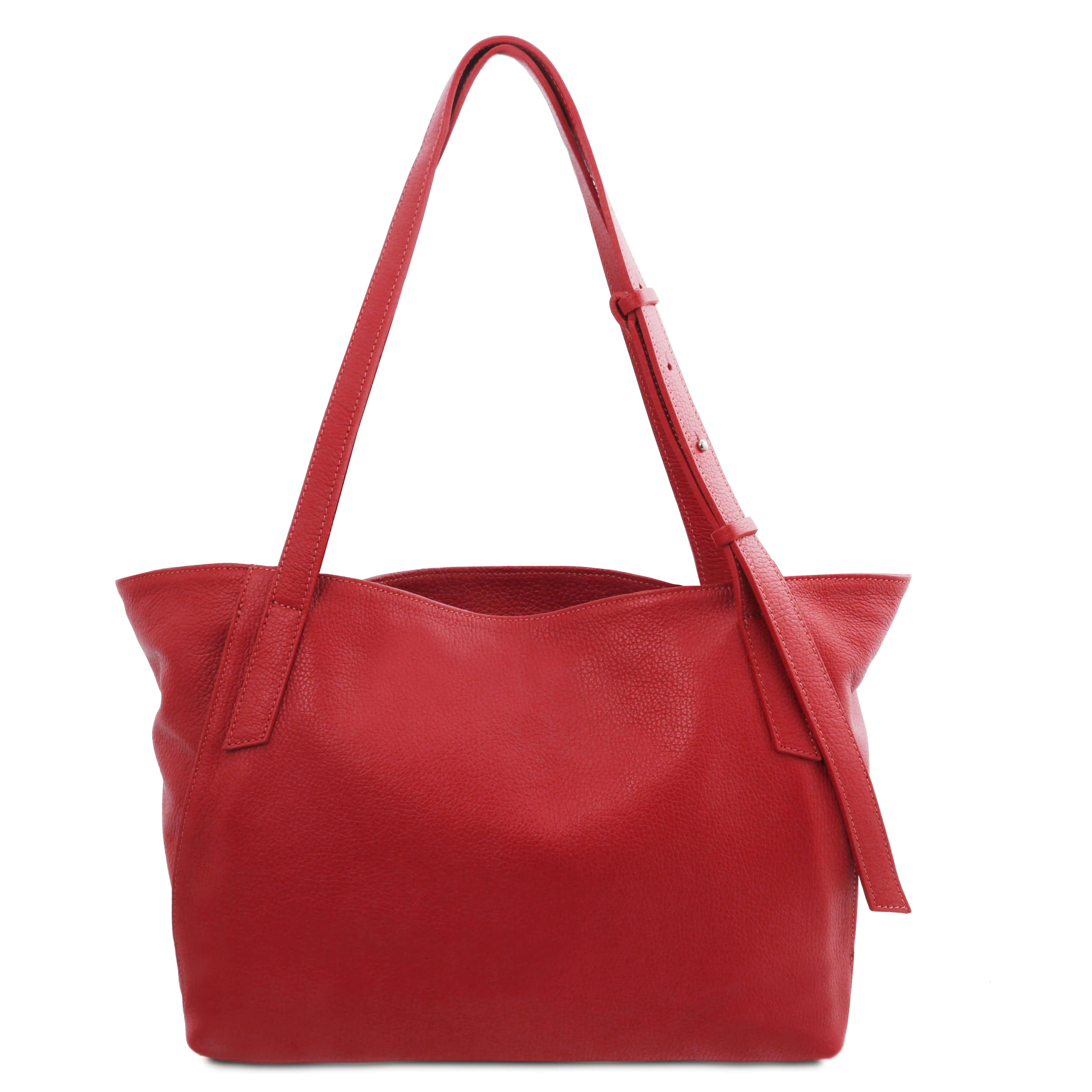 Tuscany Leather shoppers dames TL BAG TL142230 rood achterkant