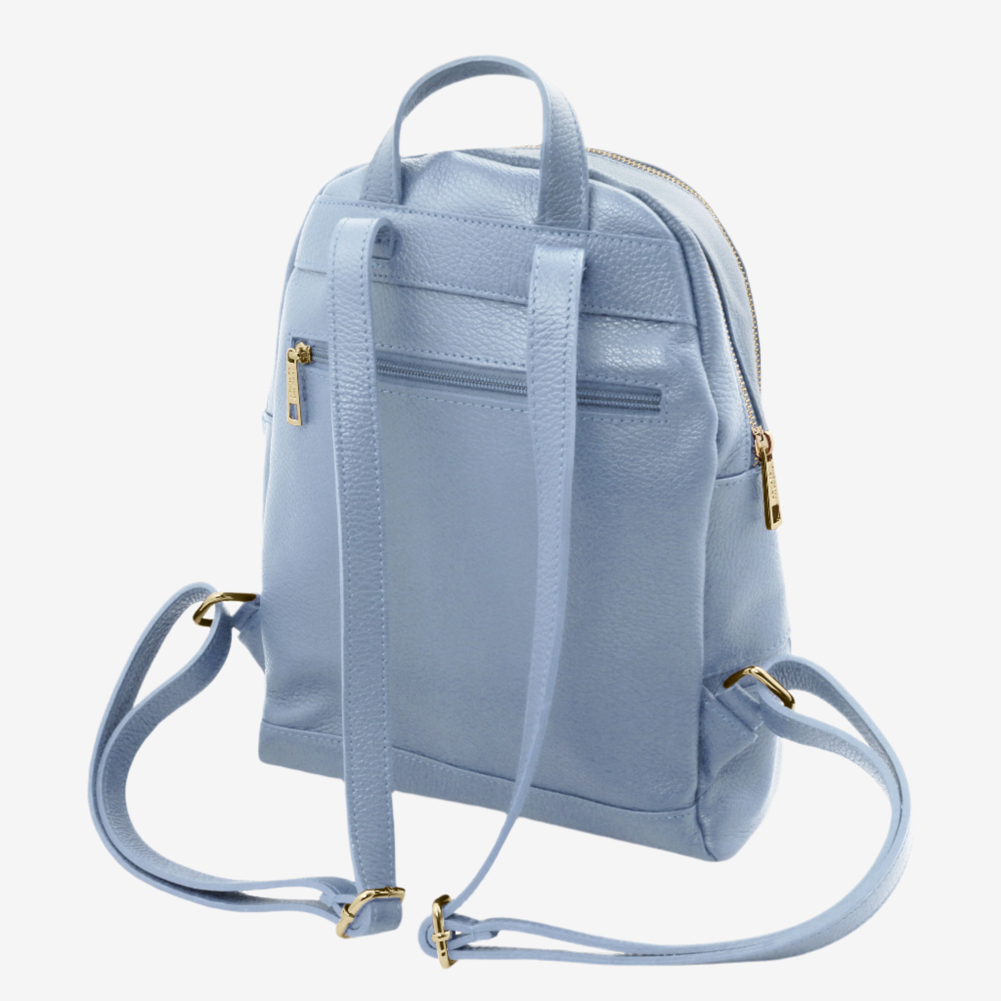 Tuscany Leather rugtassen dames TL BAG TL142280 Light Blue achterkant