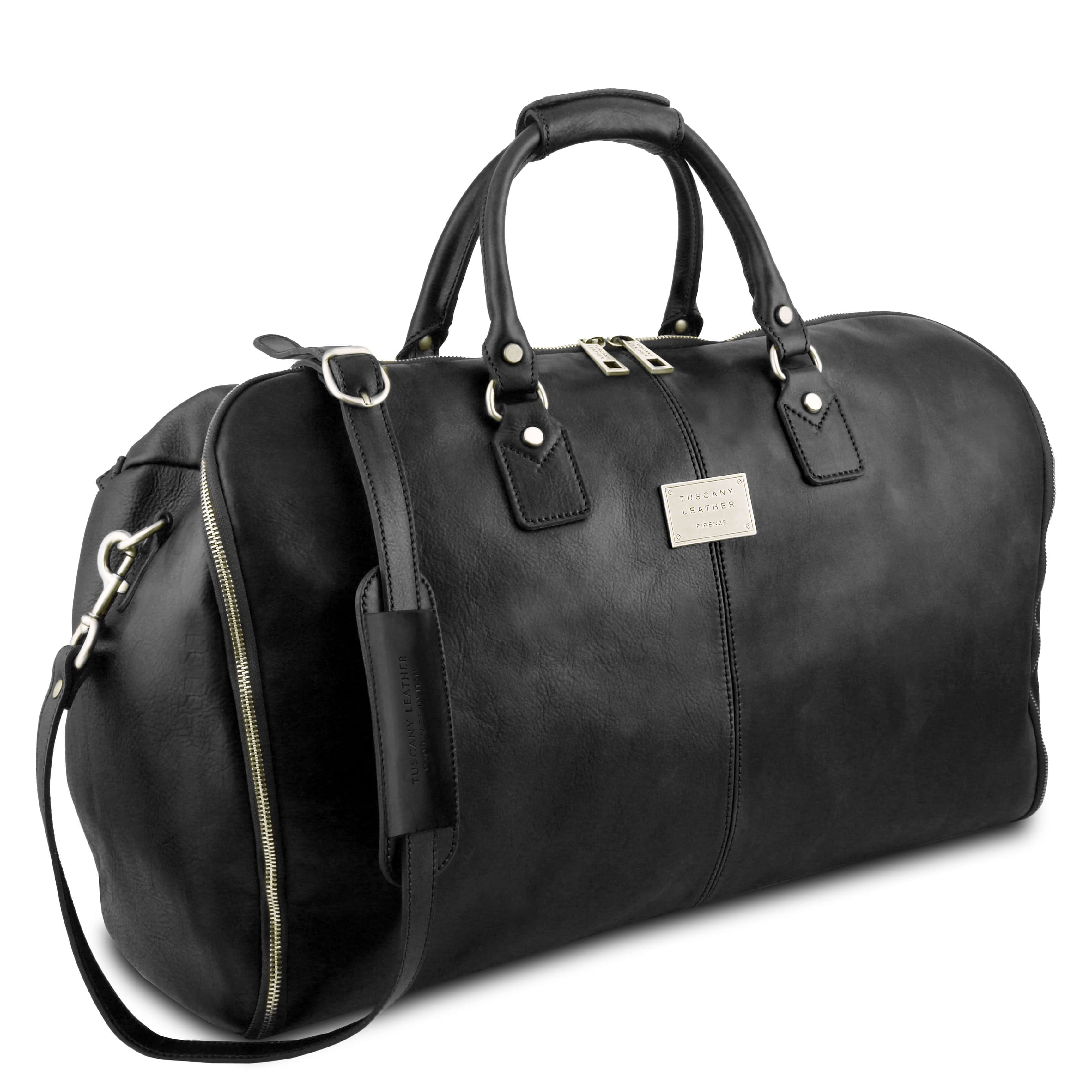 Tuscany Leather reistassen Antigua TL142341 black zijkant