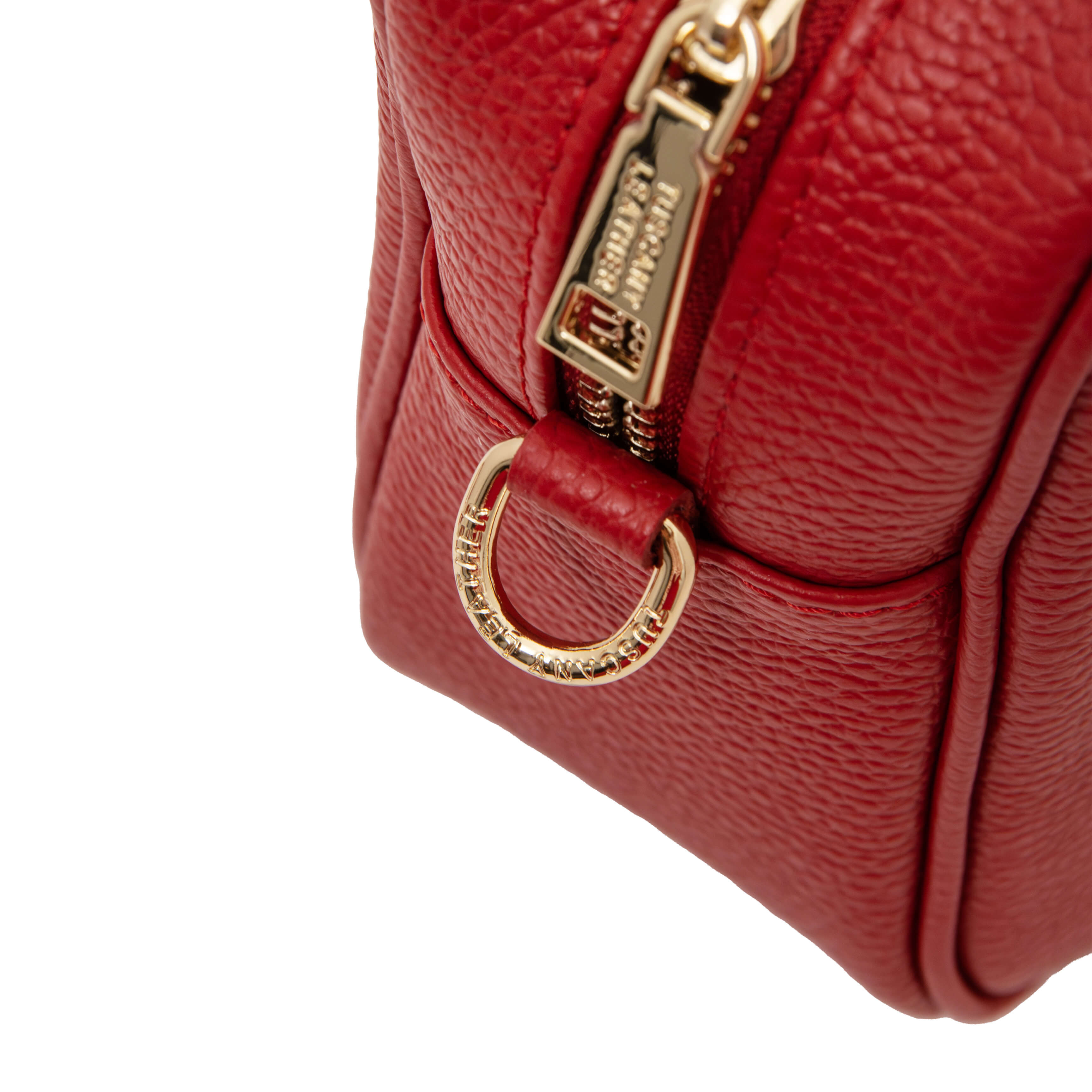 Tuscany Leather handtassen dames Vivian TL142368 rood rits