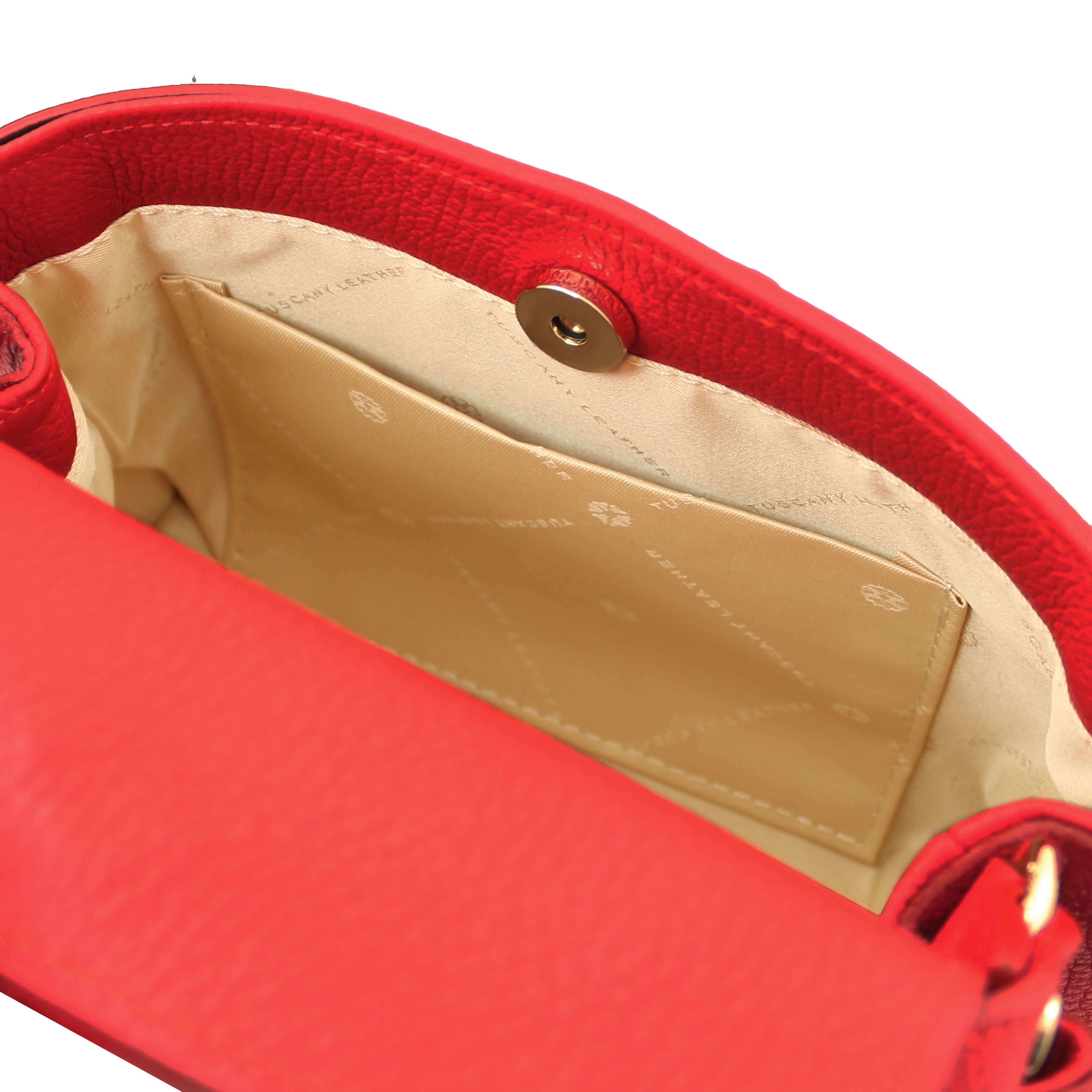 Tuscany Leather handtassen dames Maisy TL142394 rood binnenvakken