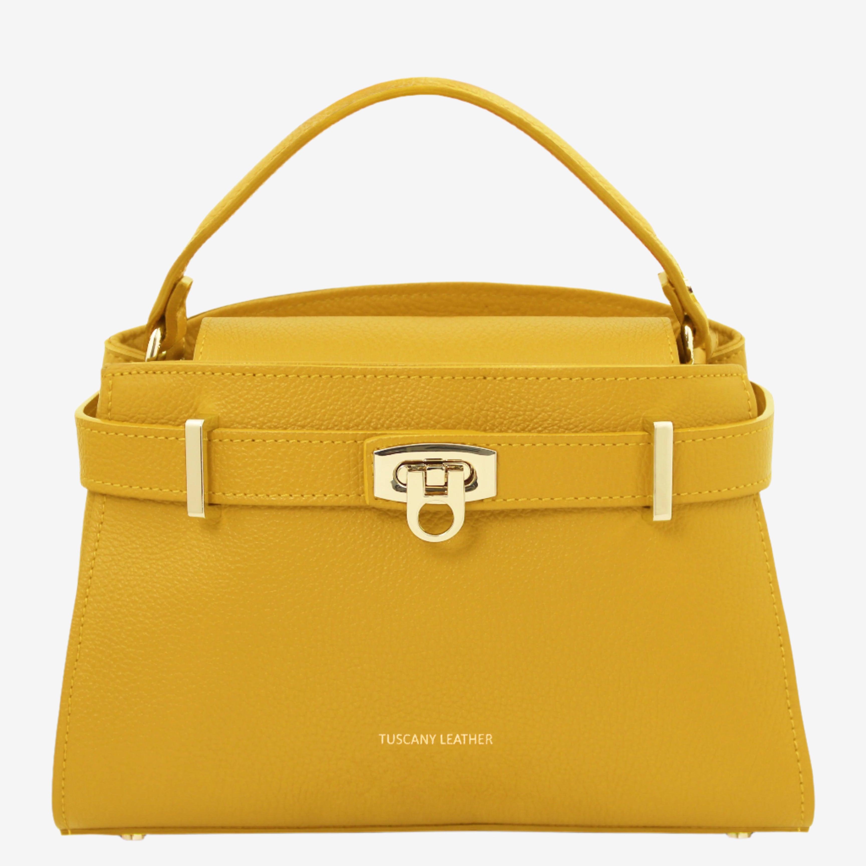 Tuscany Leather handtassen dames Maisy TL142394 yellow 