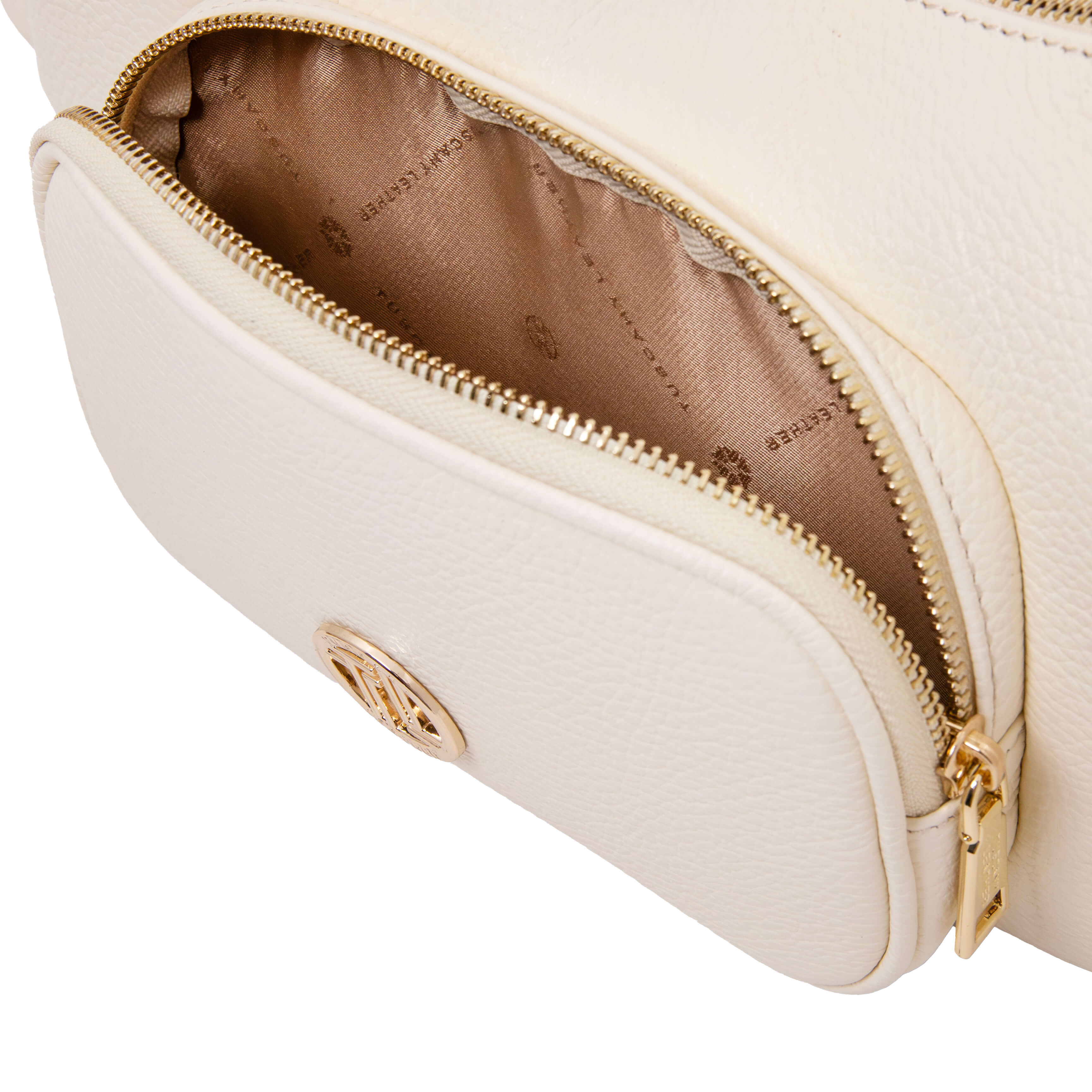 Tuscany Leather handtassen dames Olivia TL142396 beige voorvak